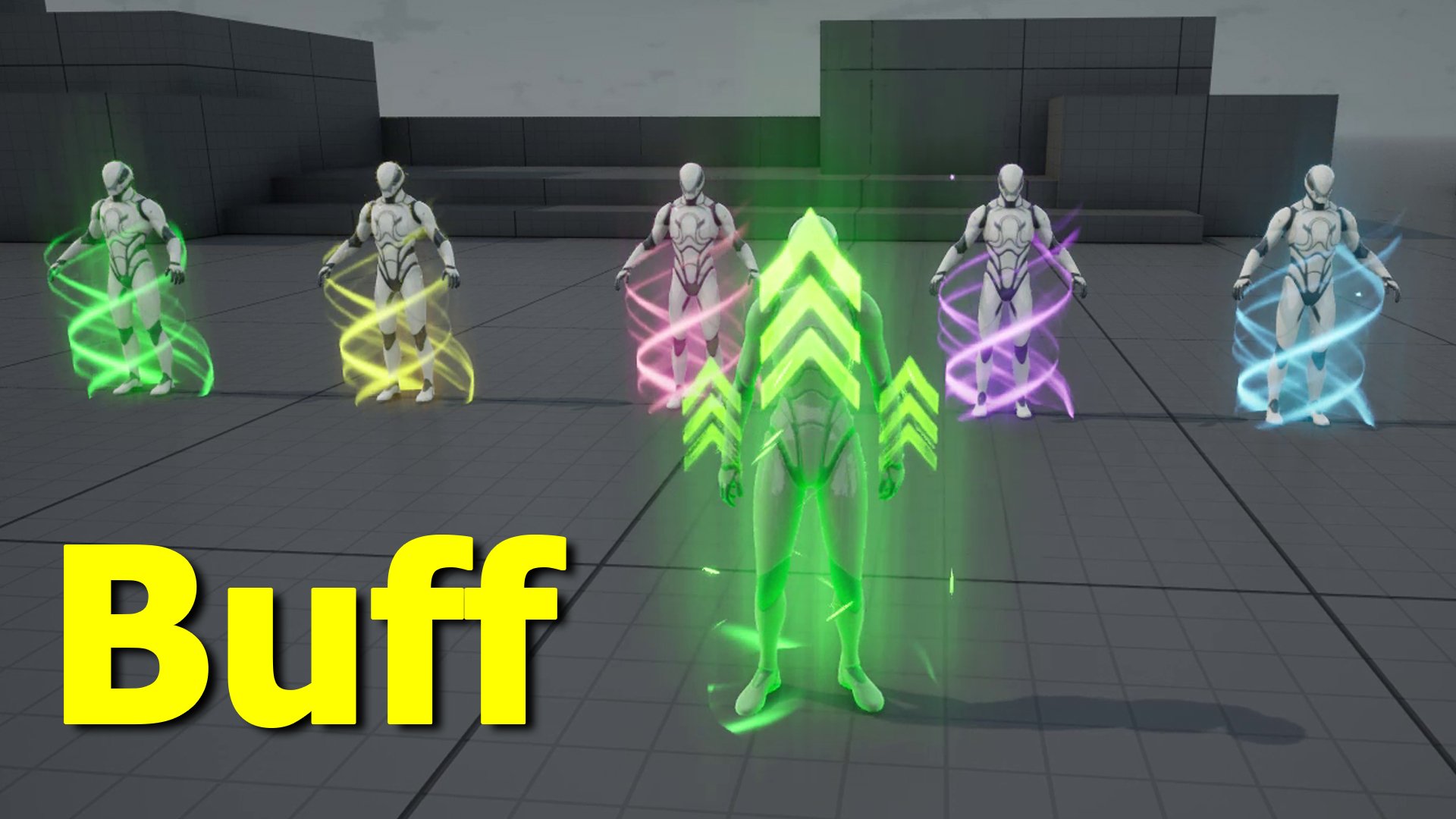 Buff in Unreal Engine 5 Niagara product image (1)