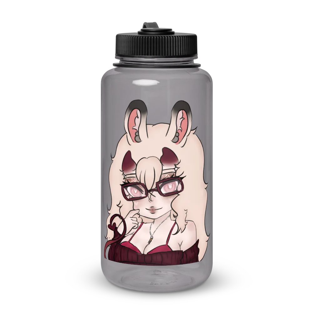 ♡chibi bun water bottle♡ plastic product image (3)
