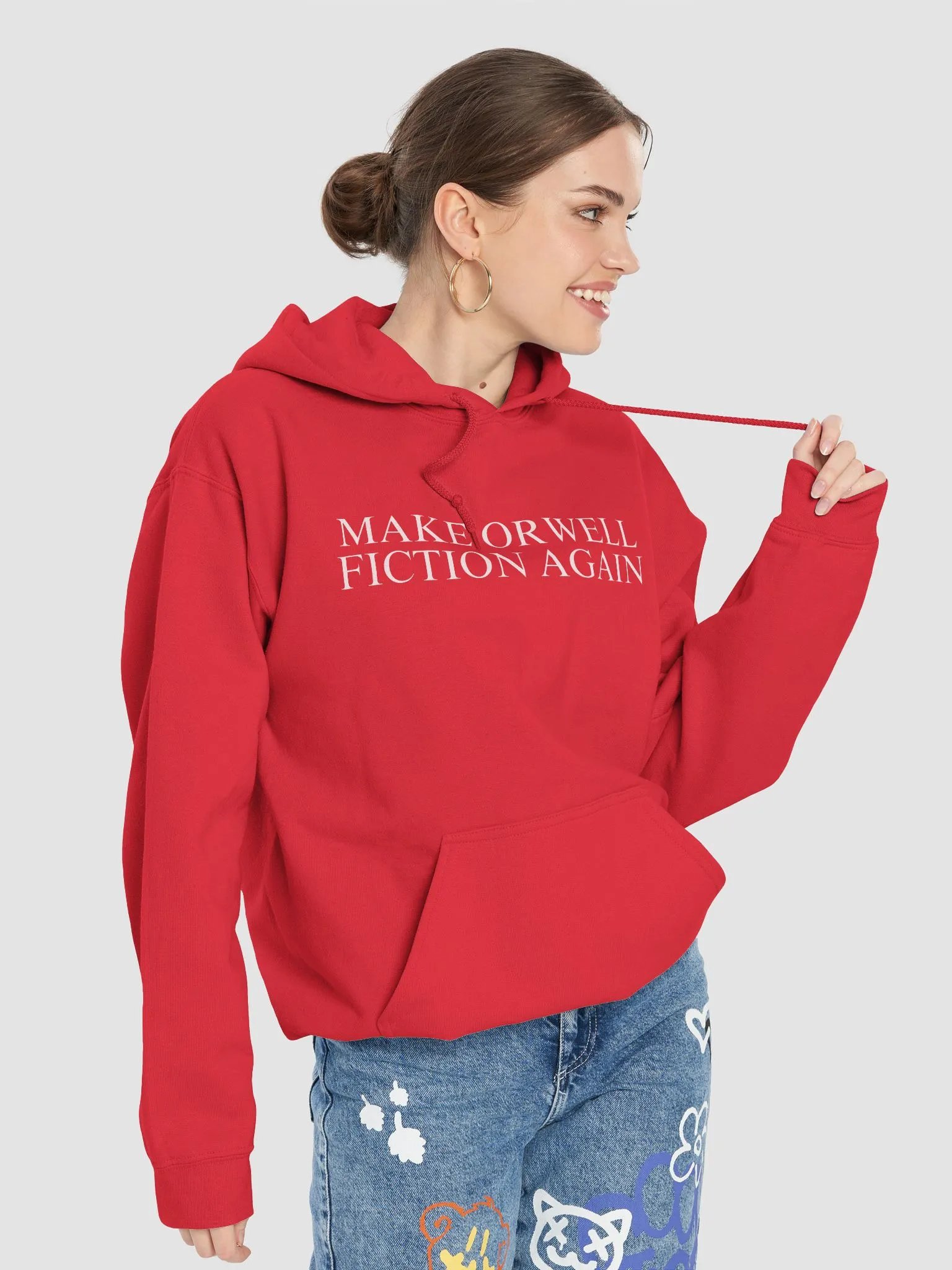 Make Orwell fiction again Hoodie product image (7)