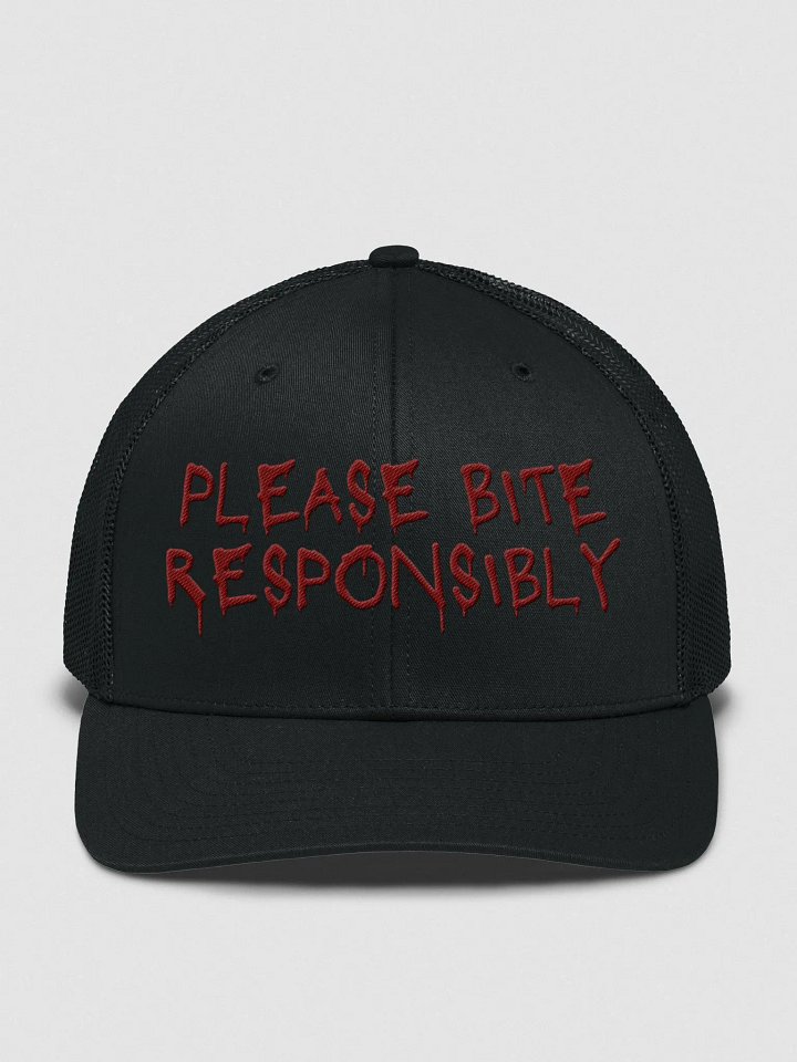 Bite Responsibly Snapback Trucker Hat product image (7)