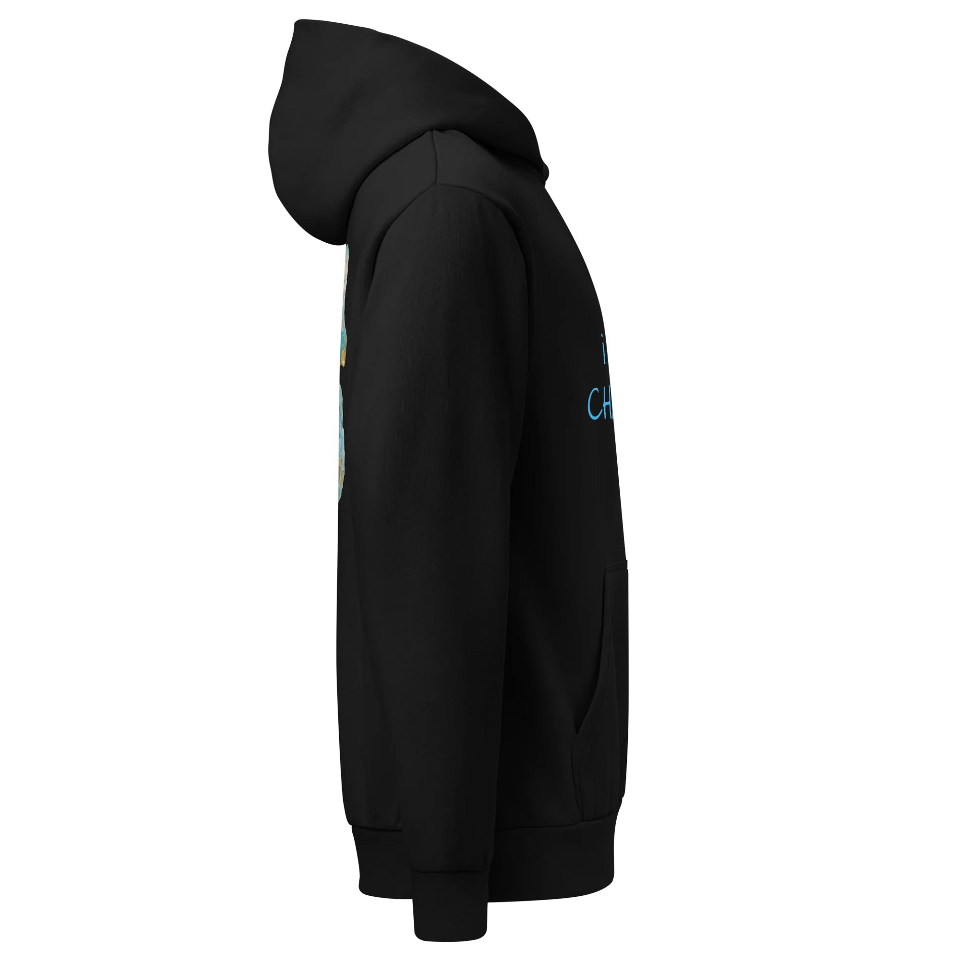 Urban Gold and Blue Butterfly Hoodie product image (8)