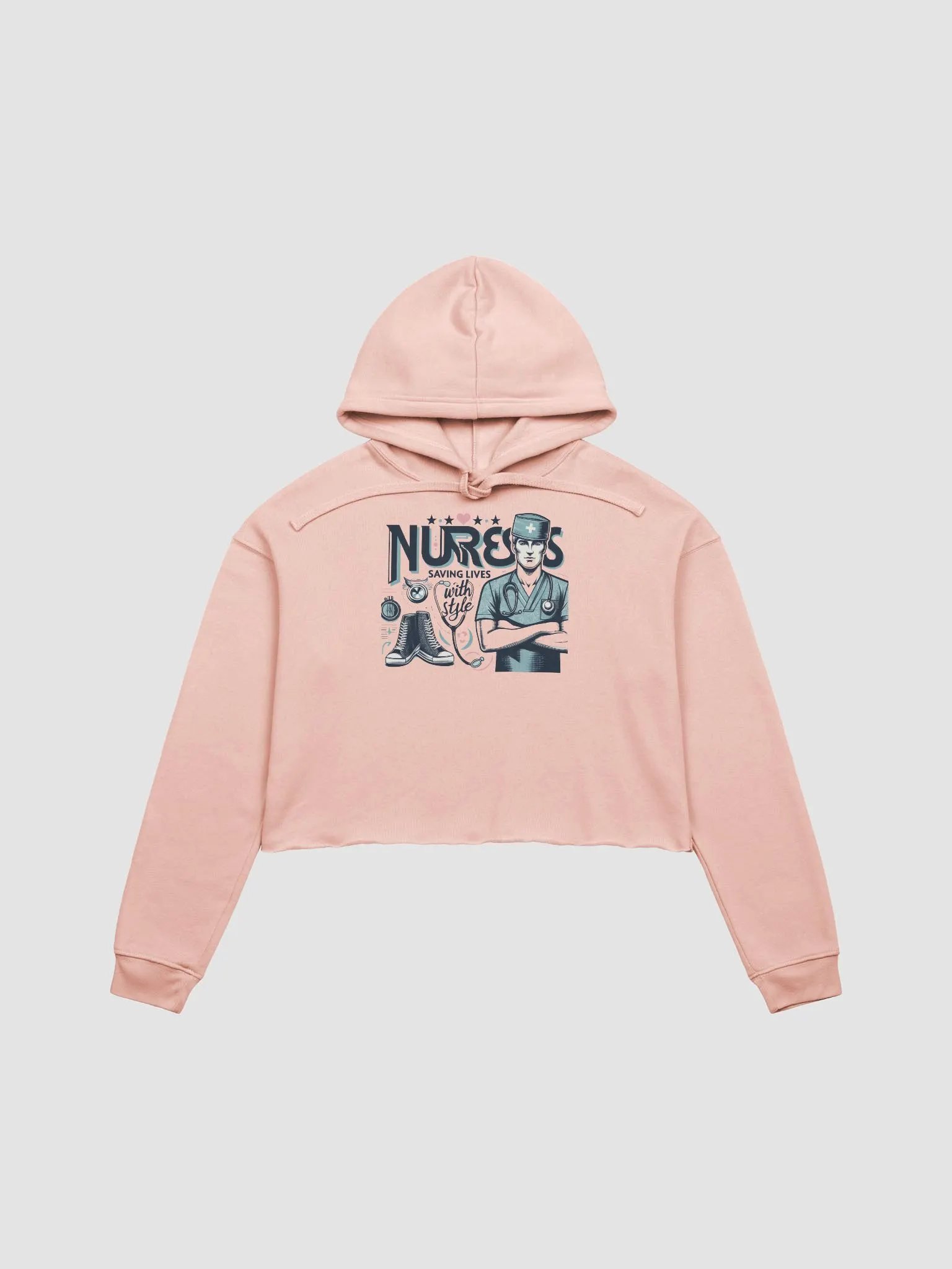 Nurse's Essential Scrubs Cropped Hoodie product image (1)