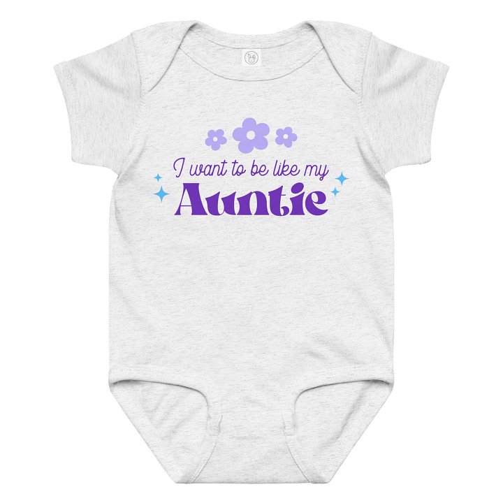 Be Like Auntie - Baby Bodysuit Onesies for Girls product image (2)