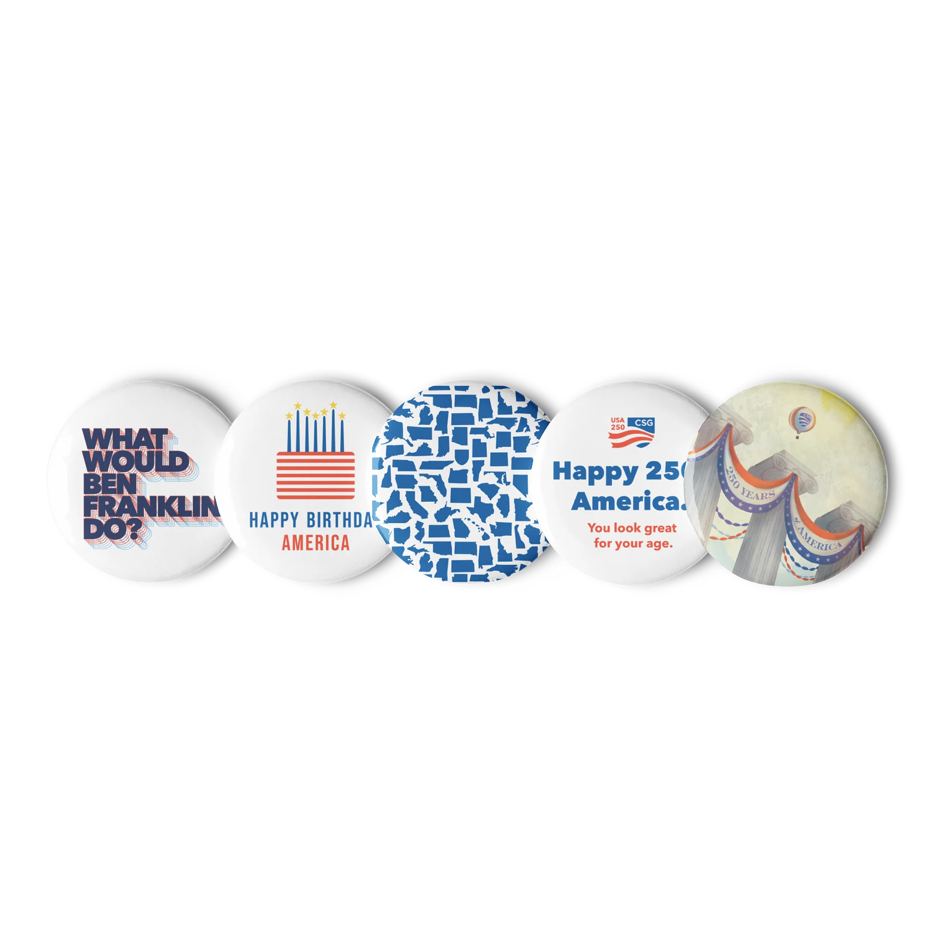 Stick With Democracy — Button Set product image (1)