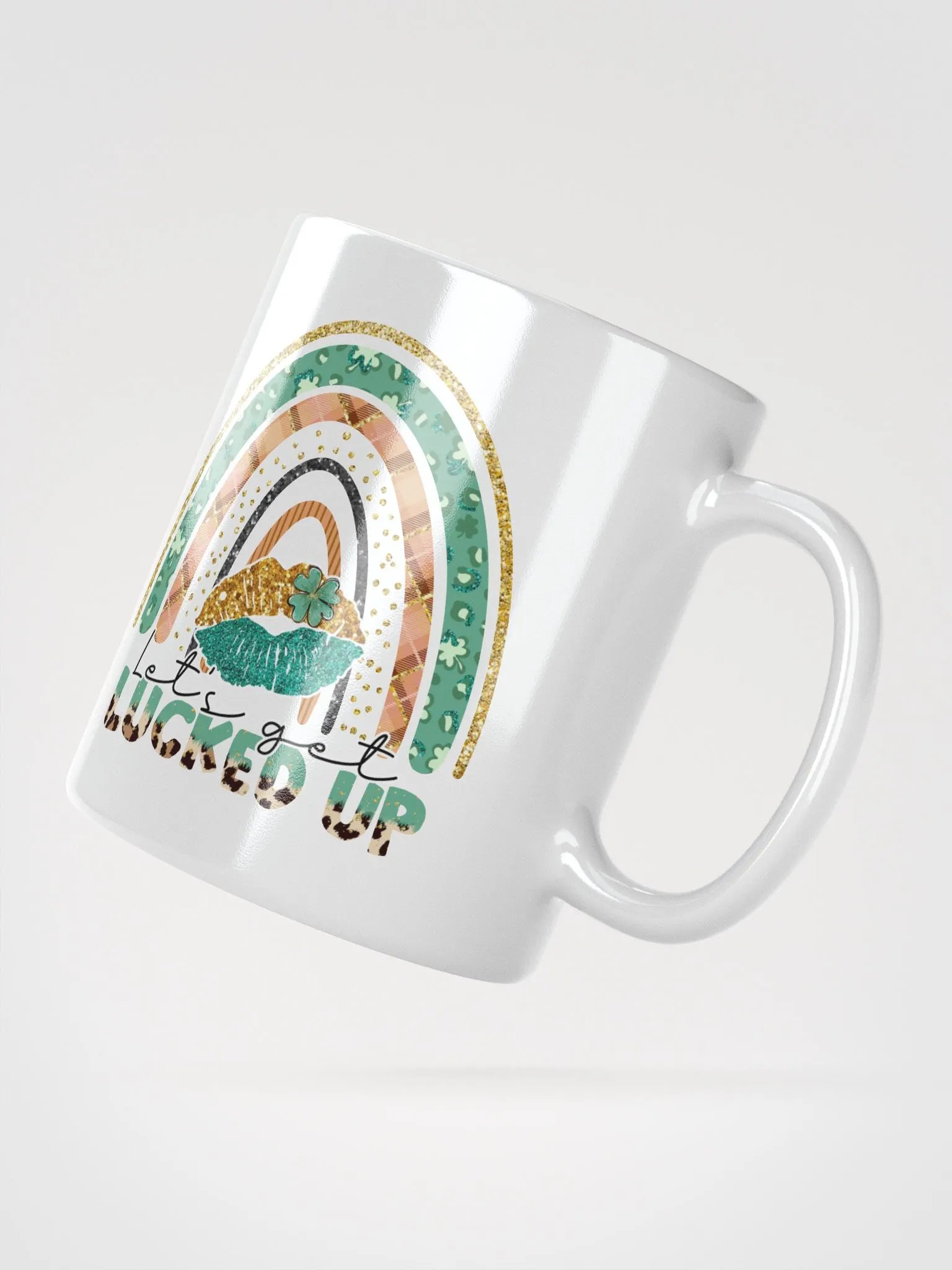Lucked Up Rainbow Lips Mug product image (11)