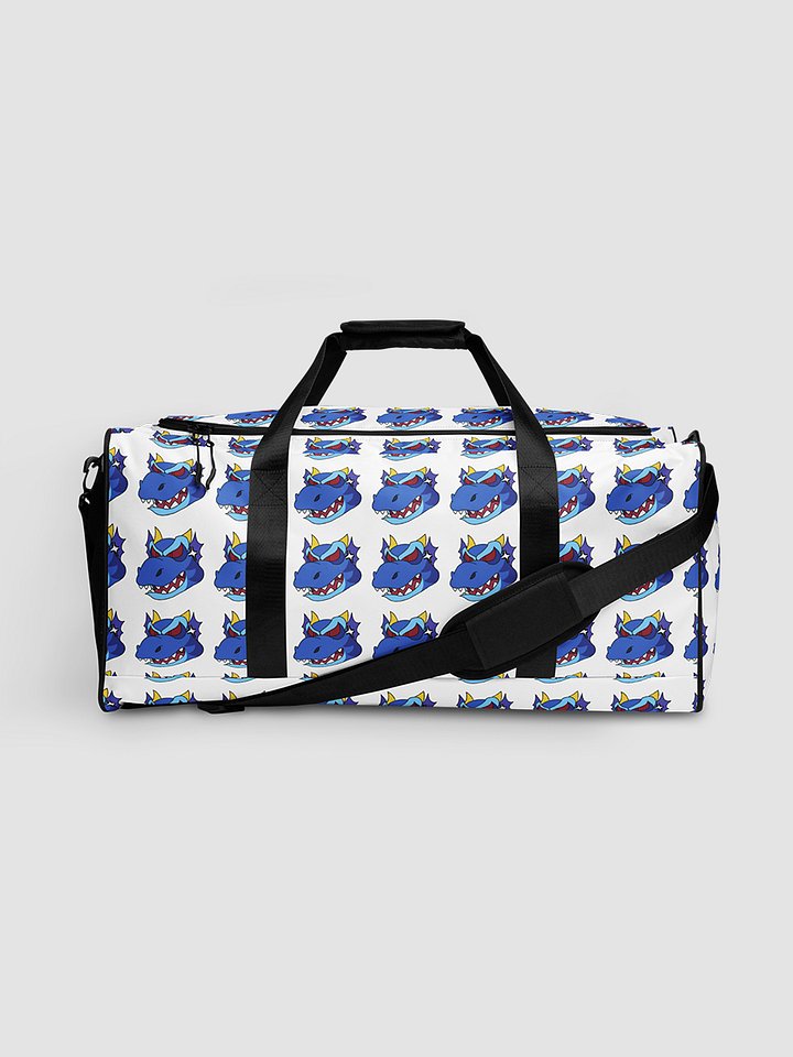 Angry Blue Dragon All-Over Print Duffle Bag product image (2)
