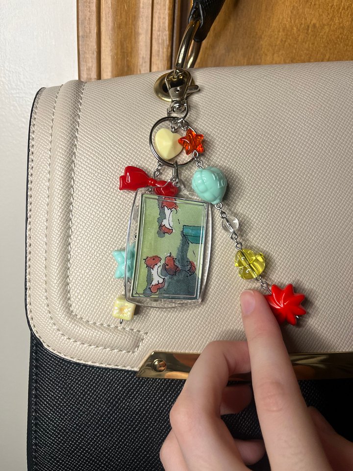 Piggy Portraits + Eaten Apples Deluxe Bag Charm product image (2)
