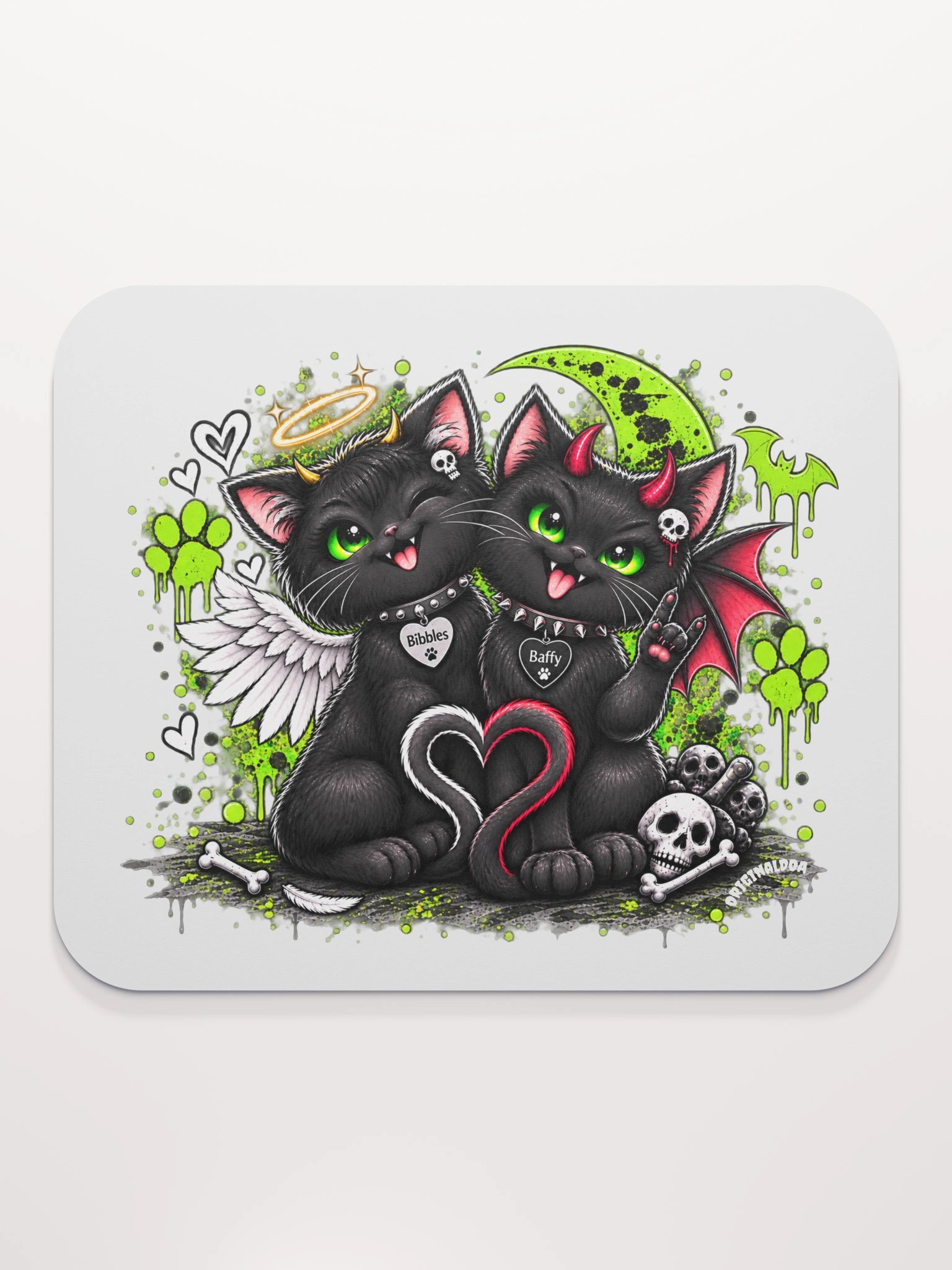 Bibbles & Baffy White Mouse Pad product image (2)