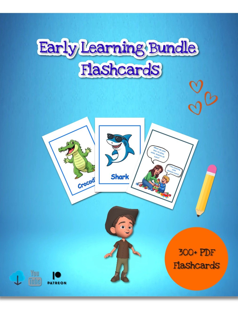 Printable Flashcards: Early Learning Bundle product image (1)