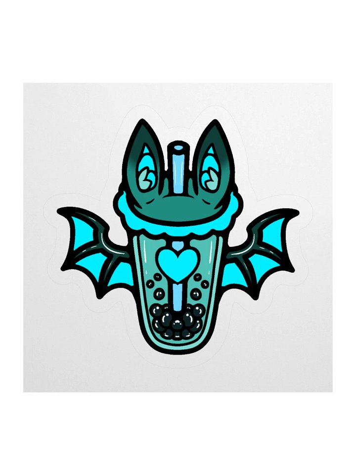 MatchaEXE Blue Bobat Sticker product image (1)