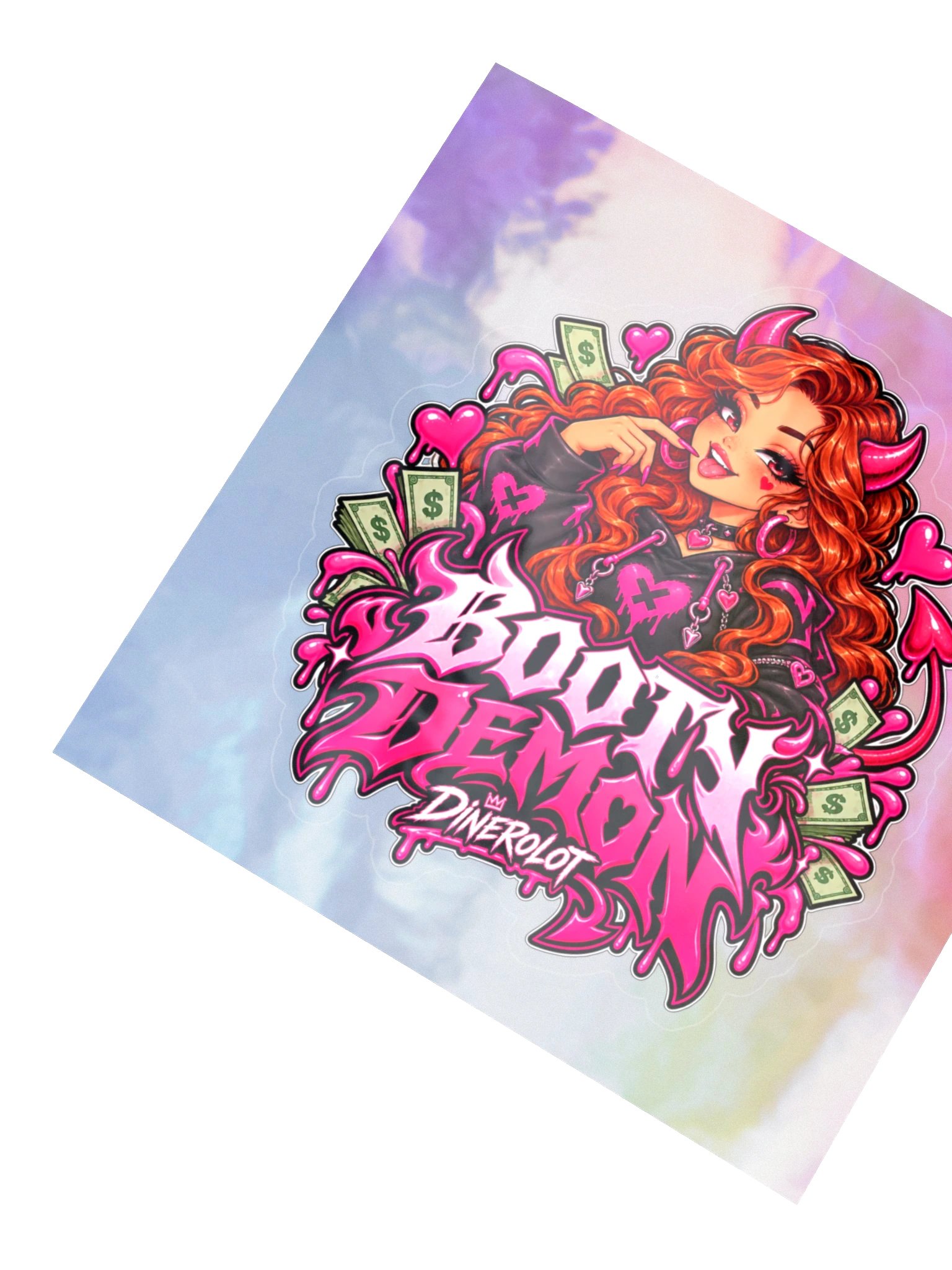 DINEROLOT Holographic Sticker Sheet - Redhead product image (2)
