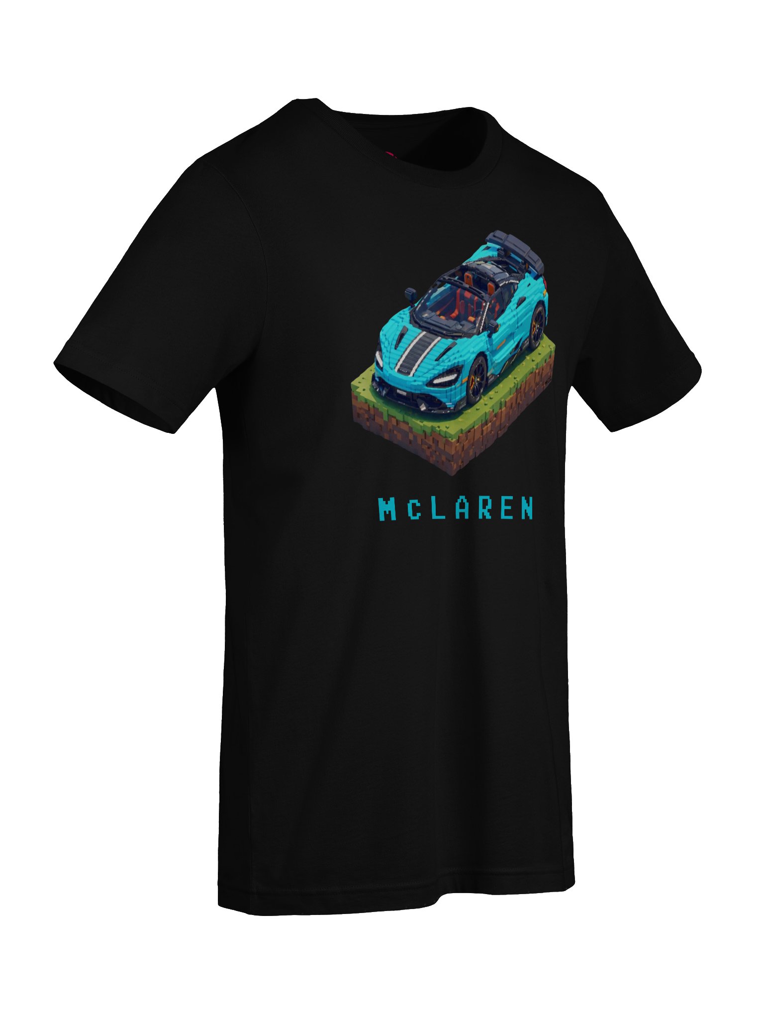 Tokyo Cyan McLaren 765LT Spider Shirt (Pixel, Retro, Minecraft) product image (73)