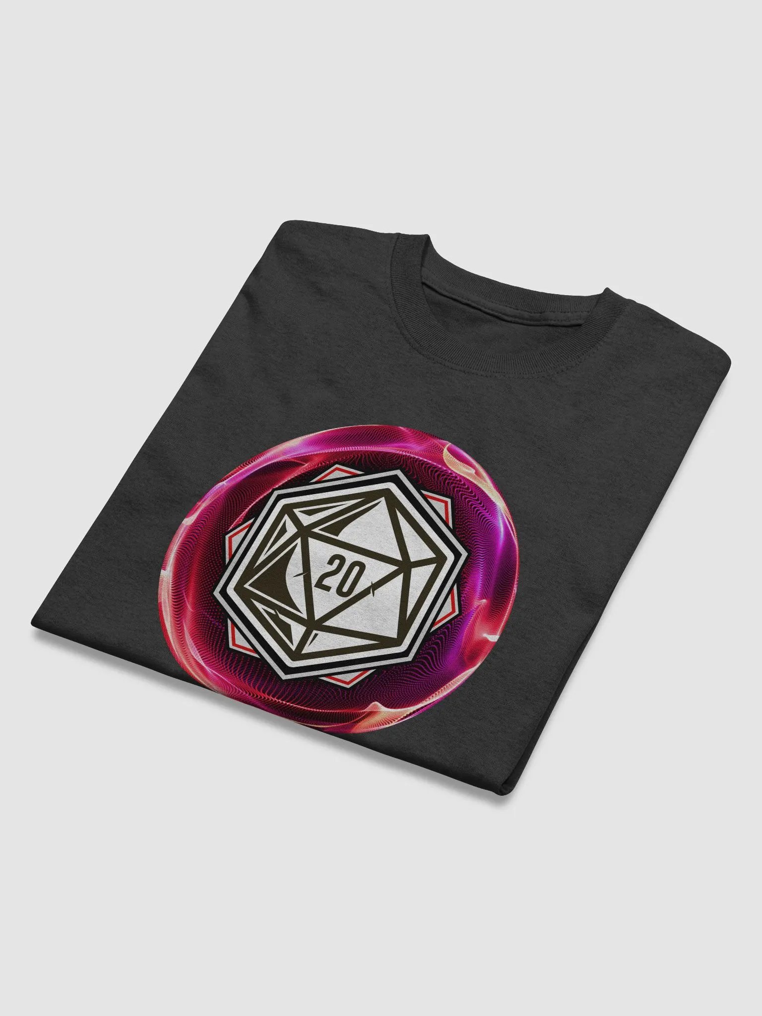 Geometric 20-Sided Die Graphic Tee product image (10)