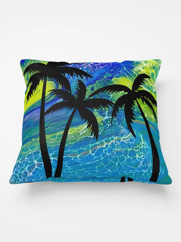 Tropical Bliss Island Landscape Cushion product image (1)