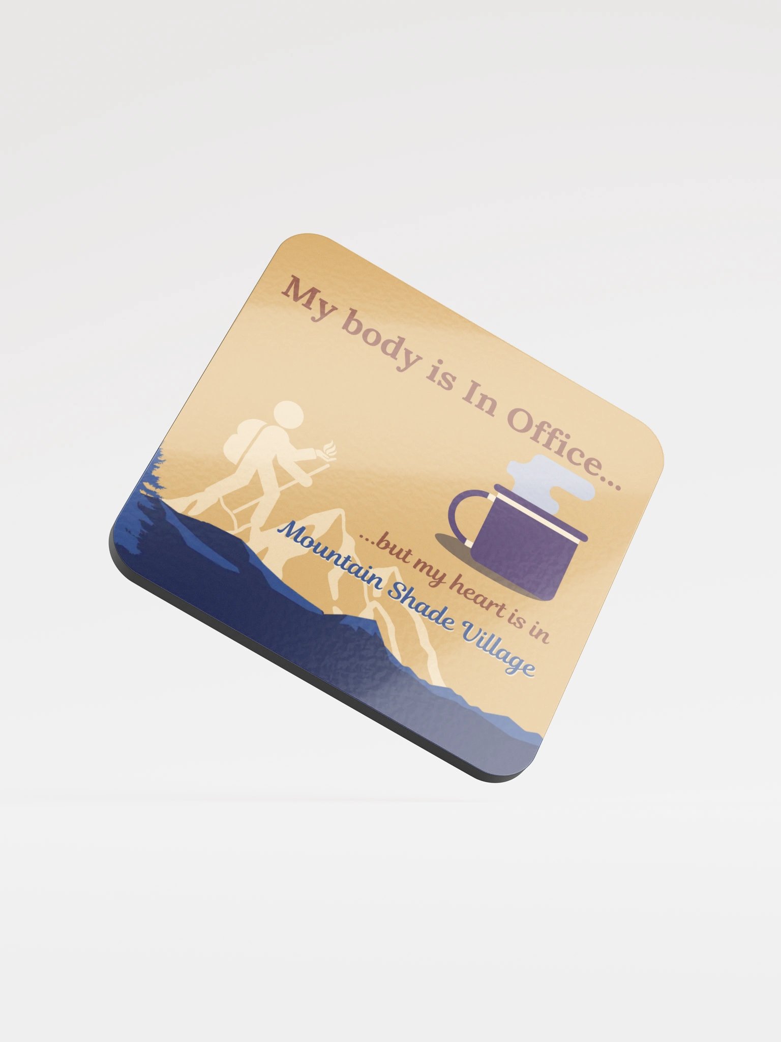 My Body is In Office Coaster product image (1)