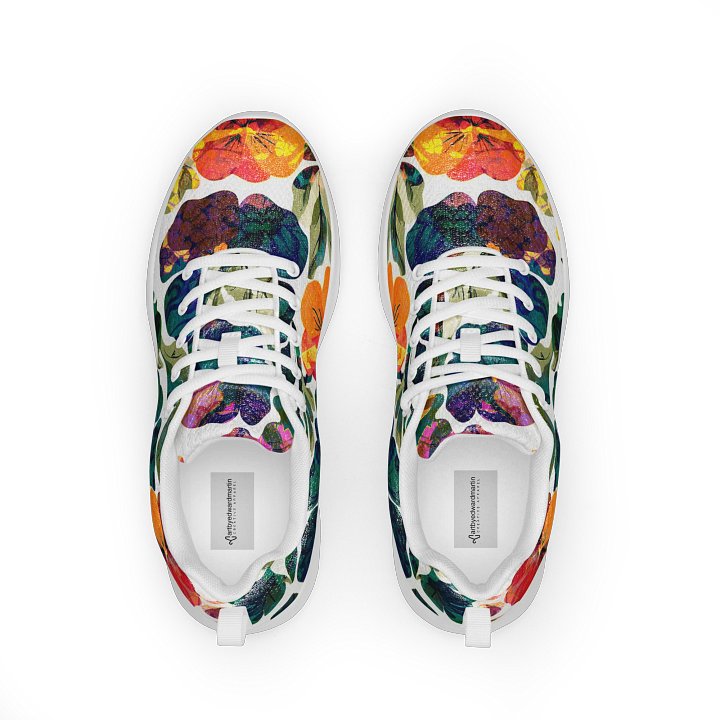 Floral Burst Women's Athletic Shoes product image (1)
