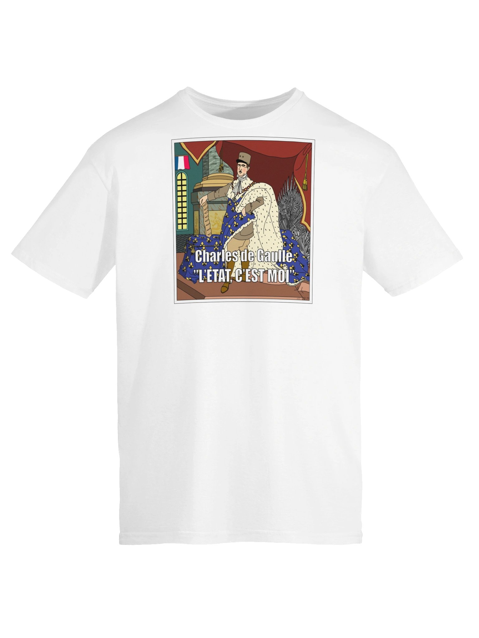 L'etat c'est moi - Charles De Gaulle (Herr T-shirt) product image (5)