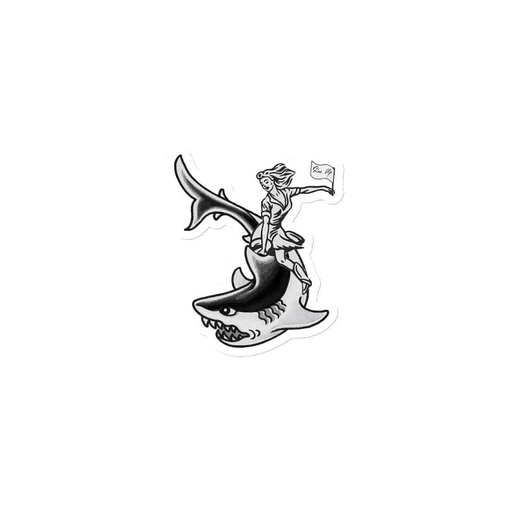 Shark Rider Magnet product image (1)