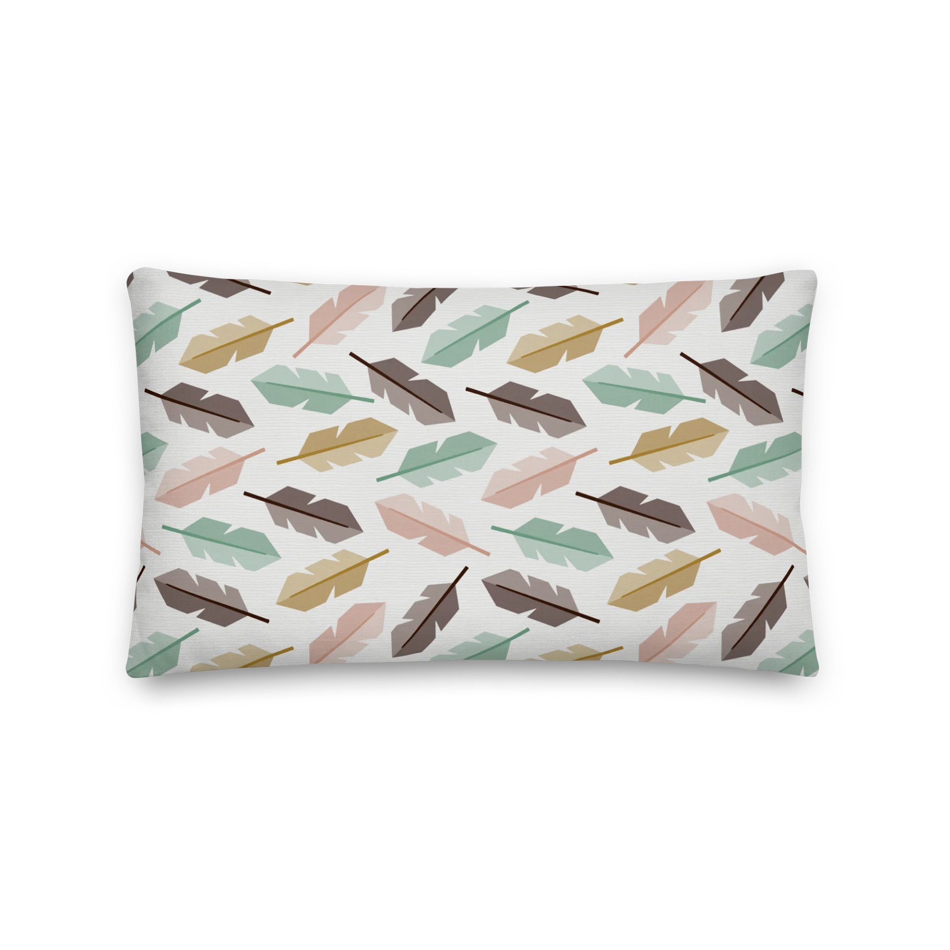 Mid-Century Modern Feathers Premium Pillow product image (2)