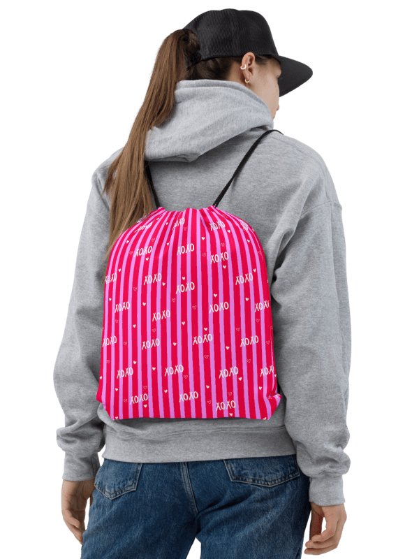 XOXO Blush Gym Drawstring Bag. product image (1)
