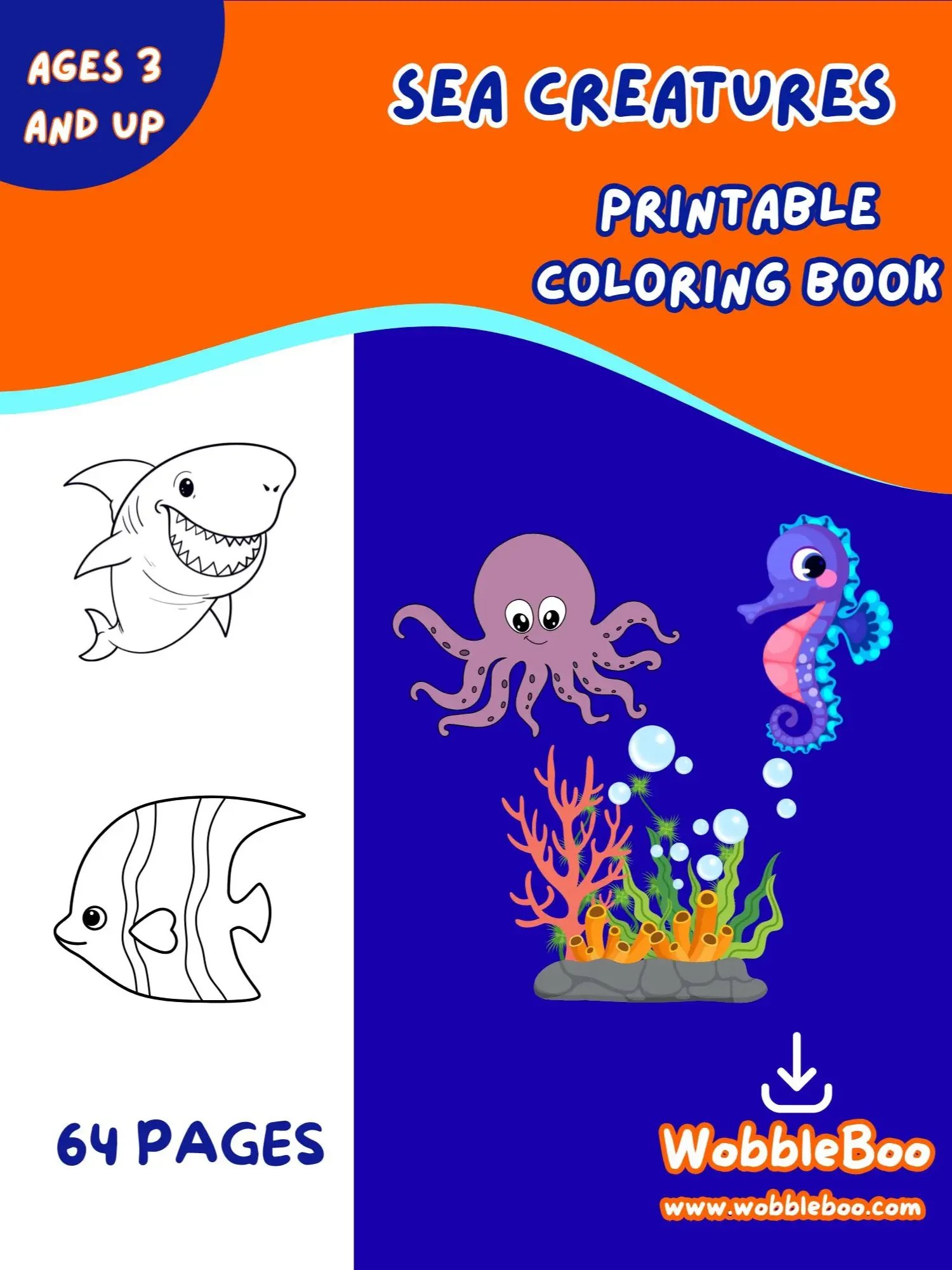 Sea World Coloring Book product image (1)