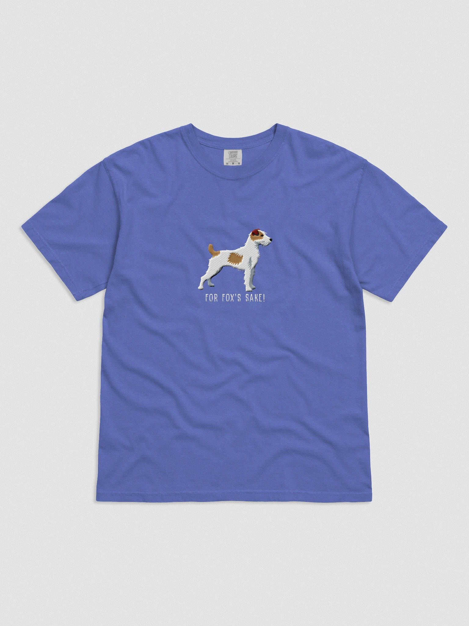 For Fox's Sake! T-Shirt(Embroidered) of a Parson Russell Terrier(Brown & White) product image (4)