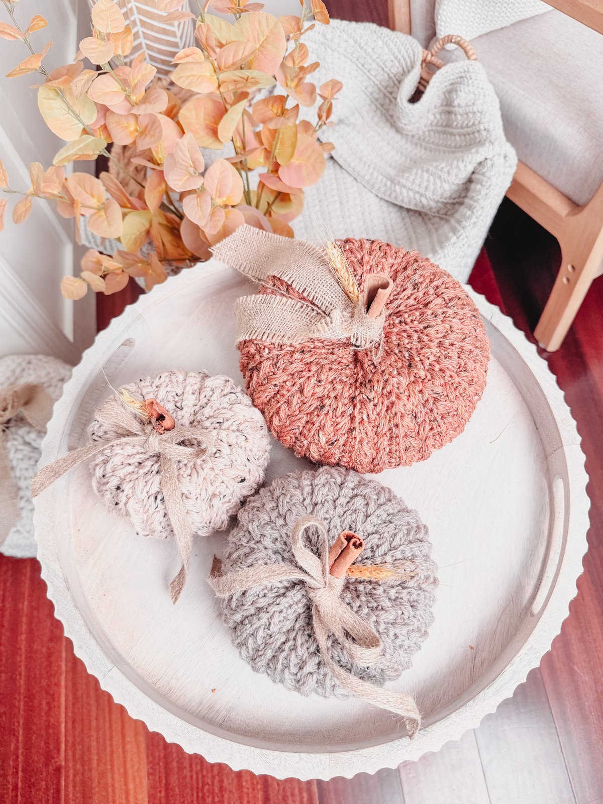 Wheat Stitch Crochet Pumpkin Pattern product image (5)
