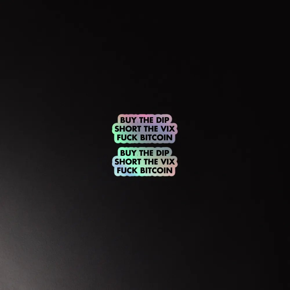 Buy The Dip Holographic Stickers product image (4)