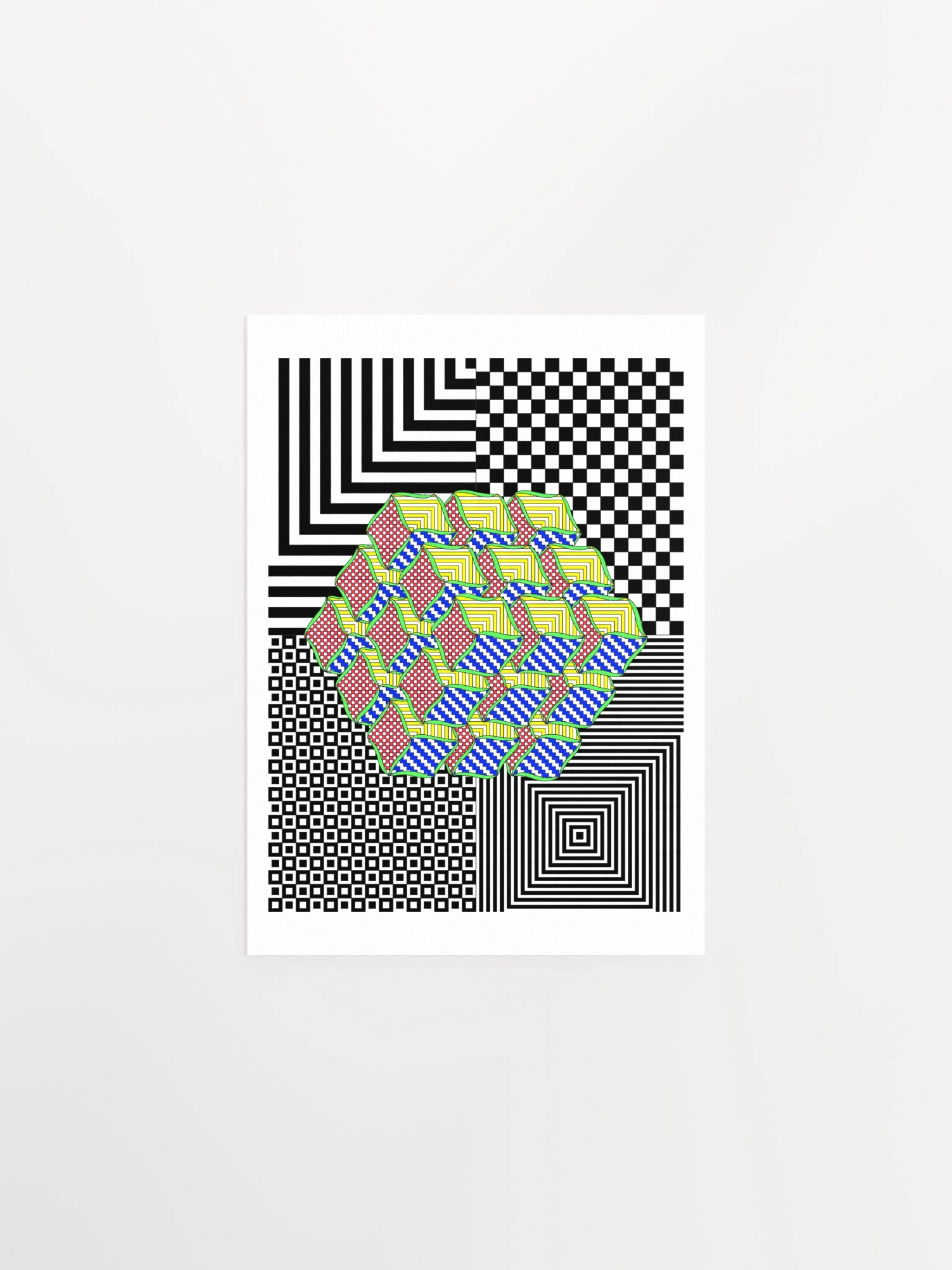 Enhanced Matte Paper Poster (Rubik's Cube) product image (4)