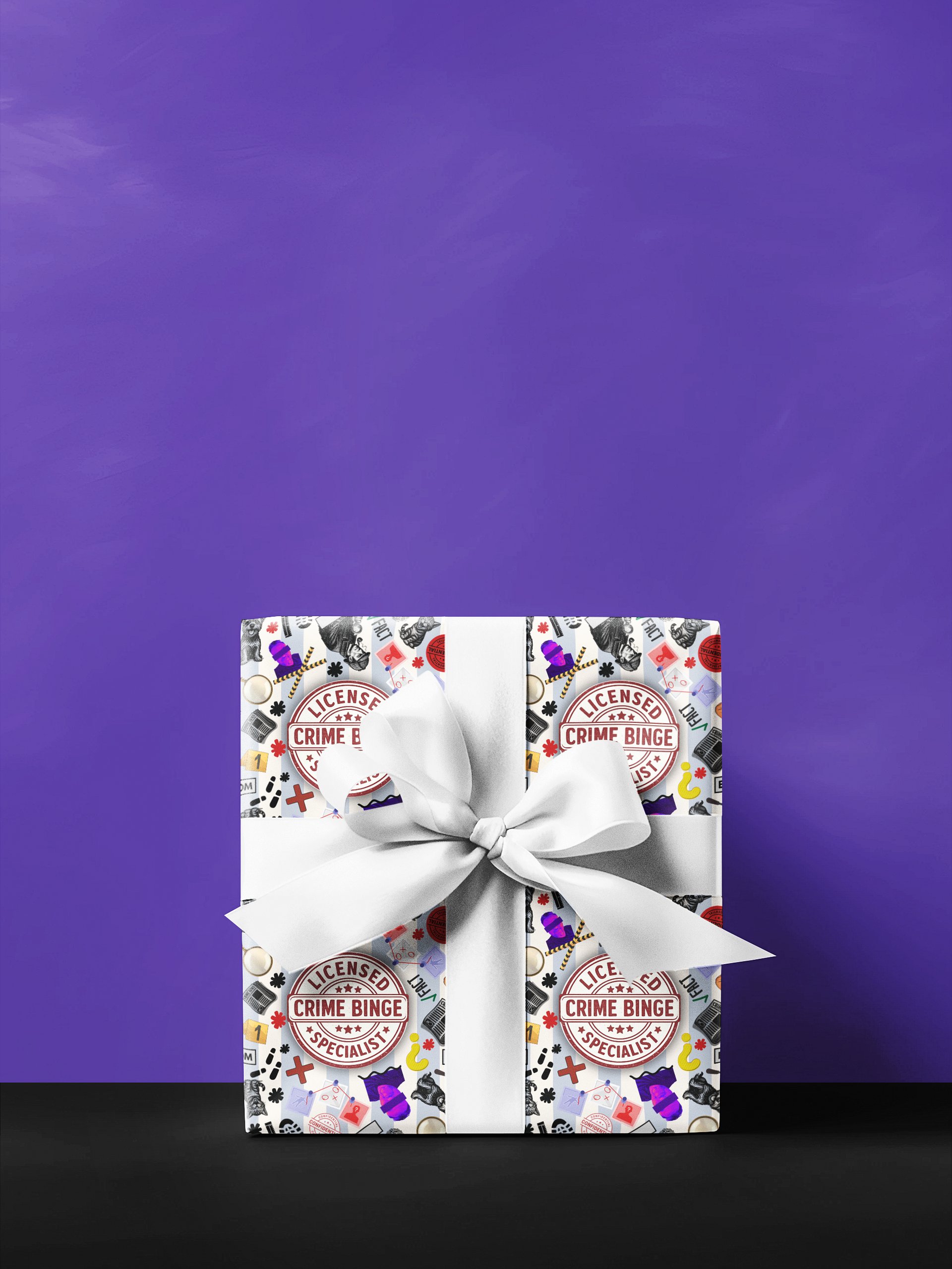 Licensed Crime Binge Specialist Gift Wrap Roll product image (1)