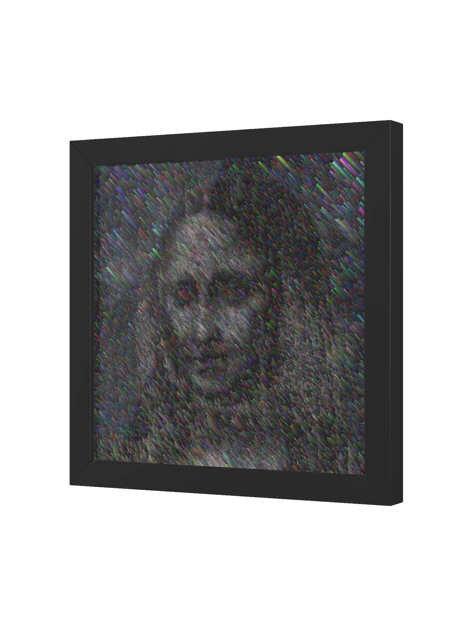 Framed Corrupted Mona Lisa Poster product image (2)