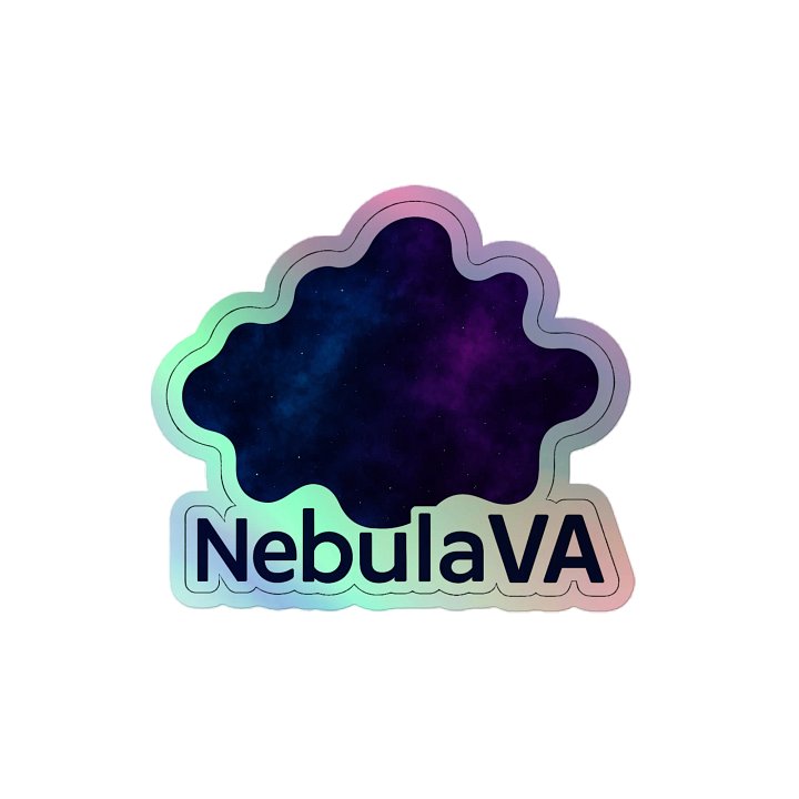 NBLVA Cosmic Cloud Holographic Sticker Set product image (2)