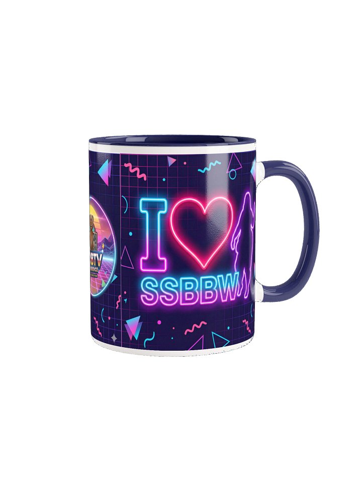 Neon I heart SSBBW BOB TV  Ceramic Mug product image (1)