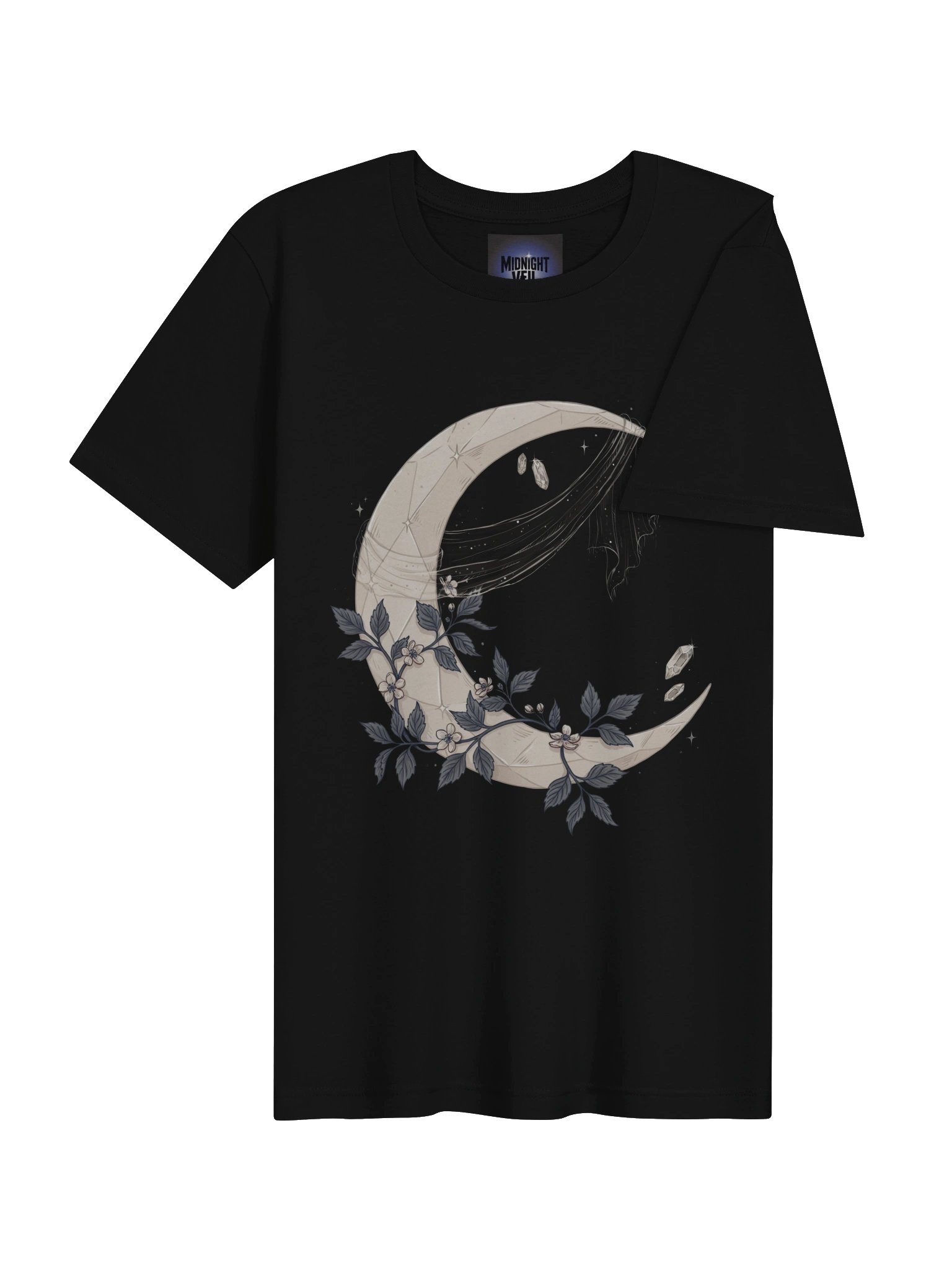 Celestial Crescent Moon Graphic Tee product image (40)