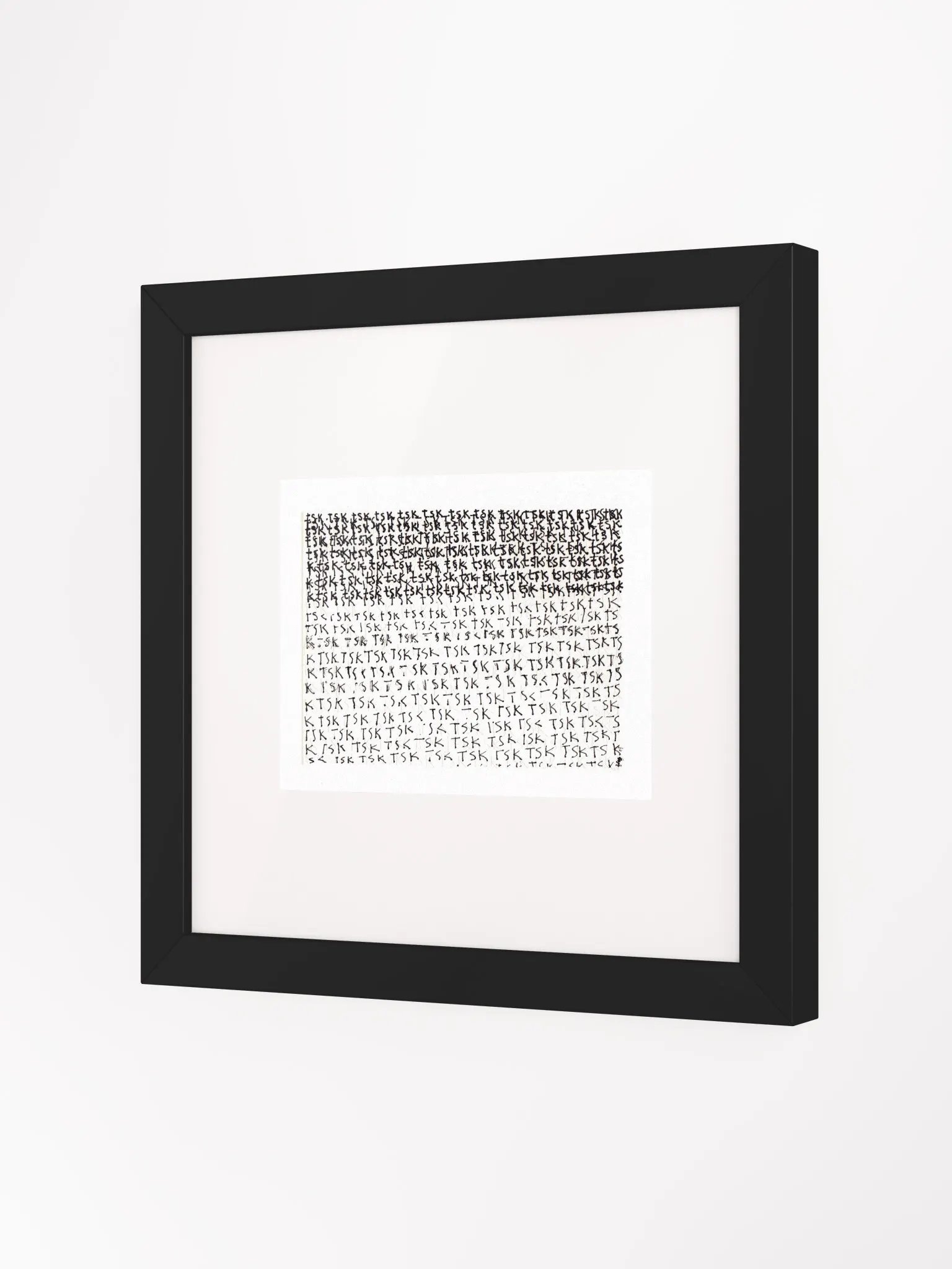 tsk tsk tsk Panel Card Print Framed product image (3)