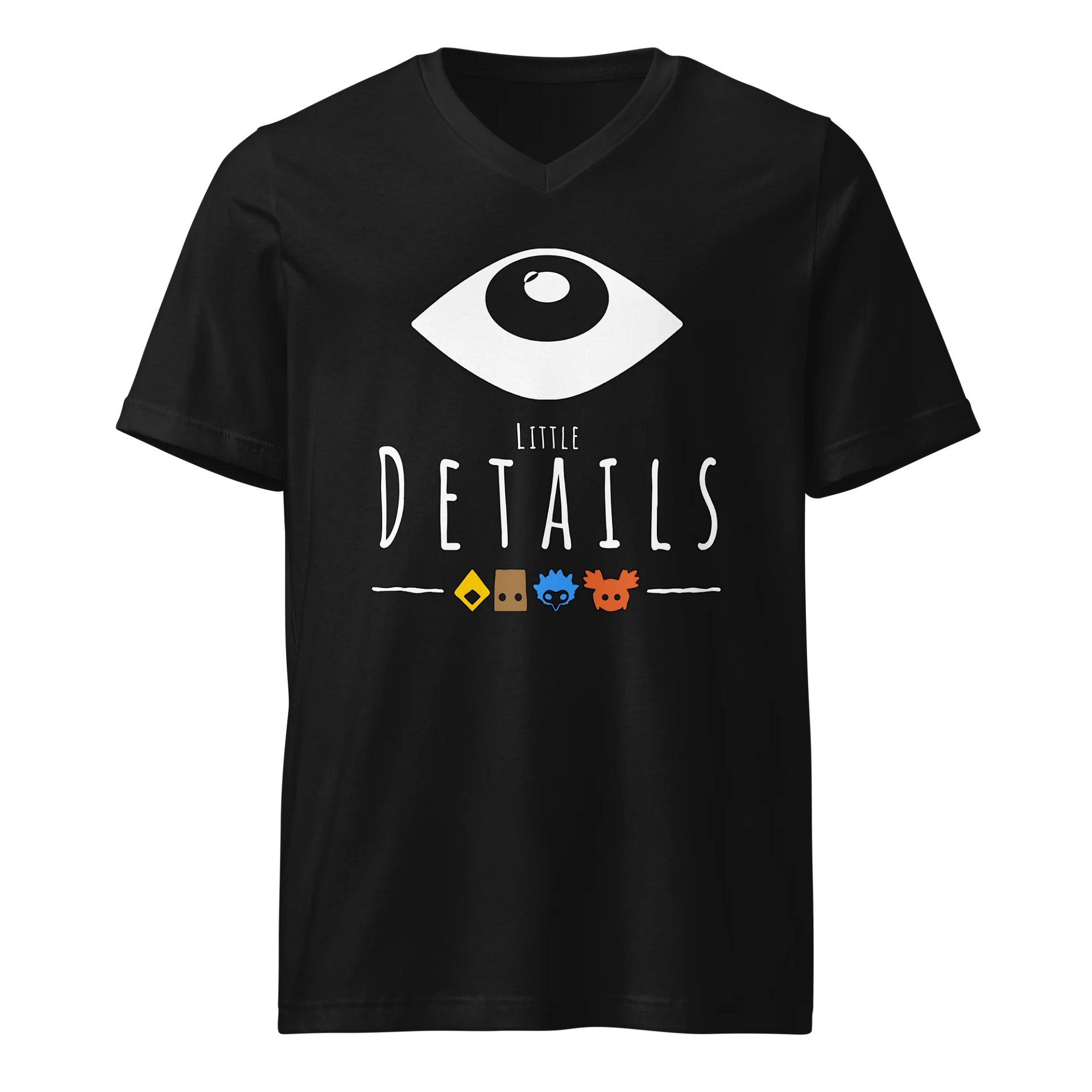 Little Details - Bella+Canvas Short Sleeve V-Neck Jersey T-Shirt product image (1)