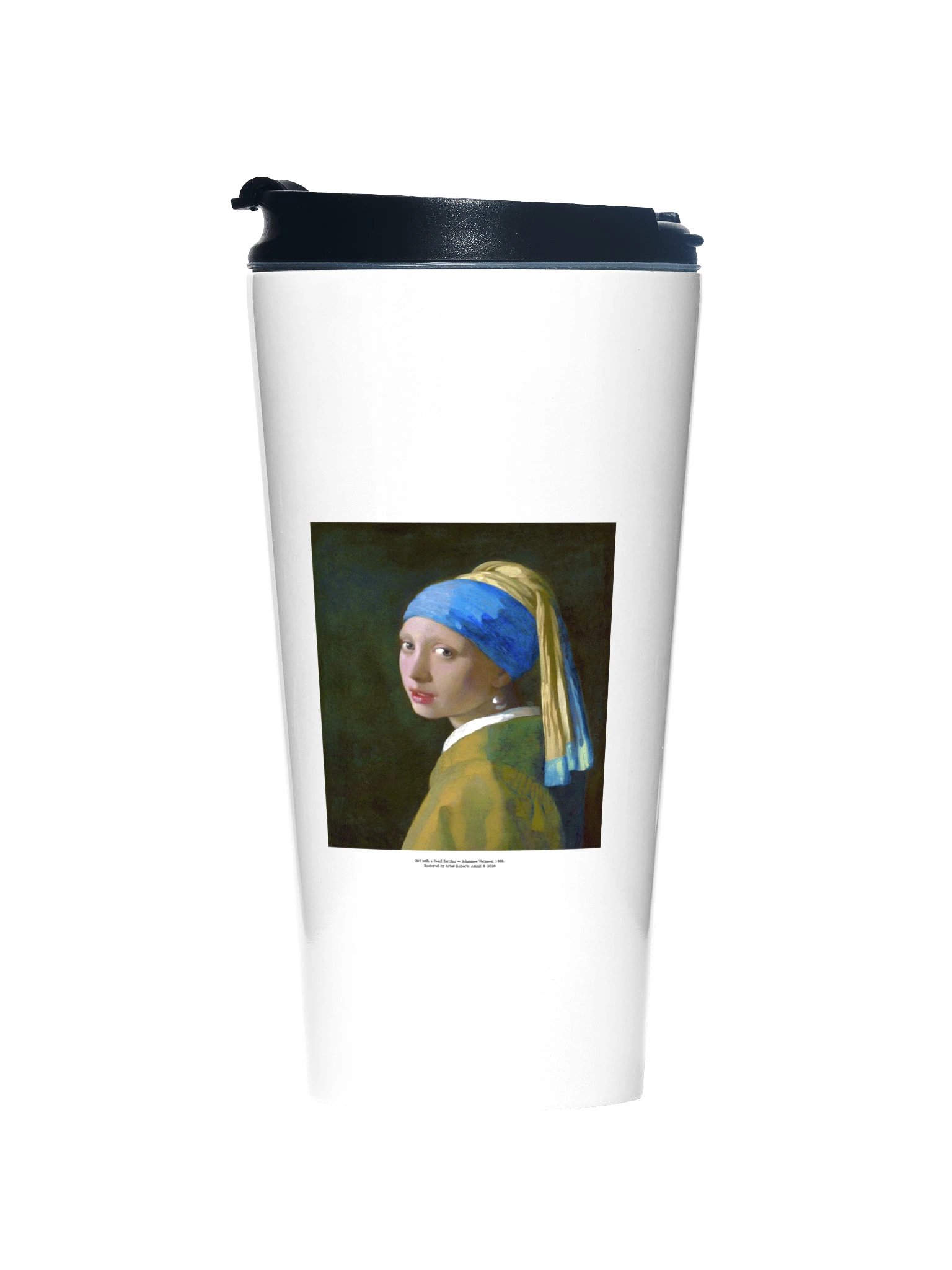 Girl with a Pearl Earring — Travel Mug product image (1)