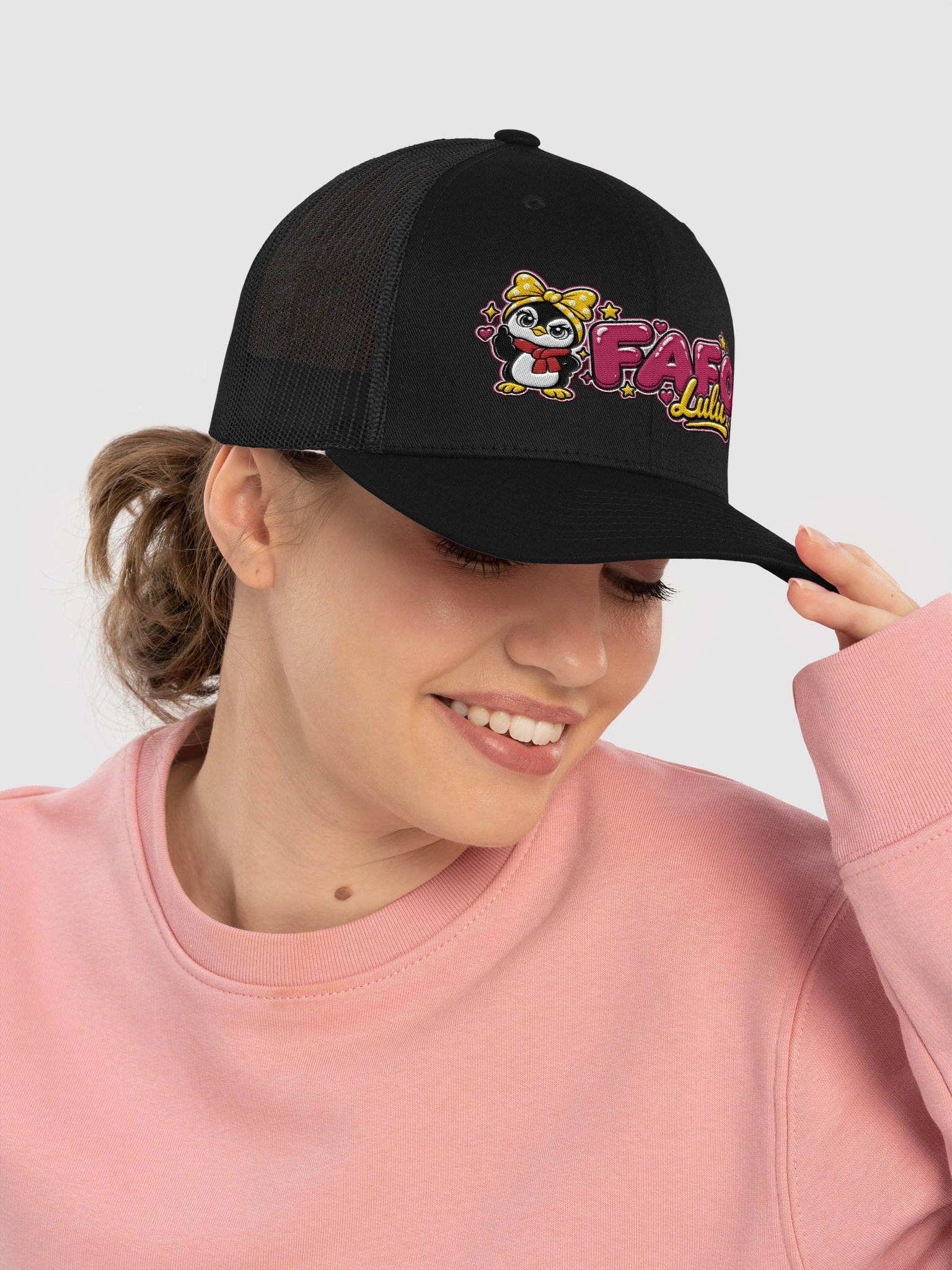 FAFO Lulu Retro Trucker Cap product image (5)