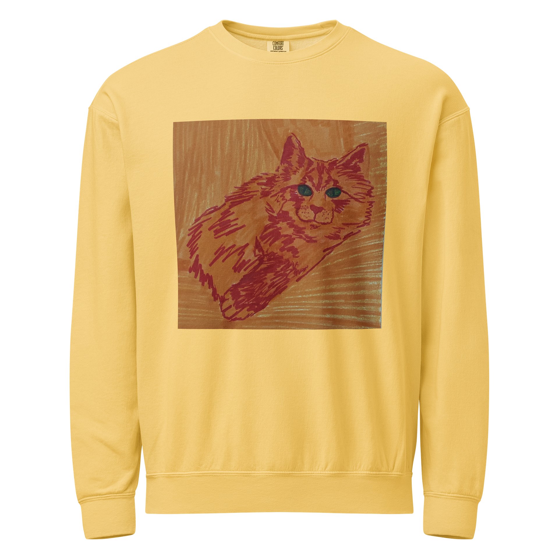Saffron Cats Crewneck Sweatshirt product image (1)