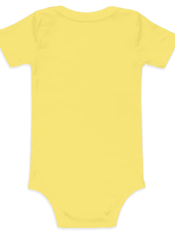 KIZOMBA - BABY SHORT SLEEVE - ONESIE - YELLOW product image (4)