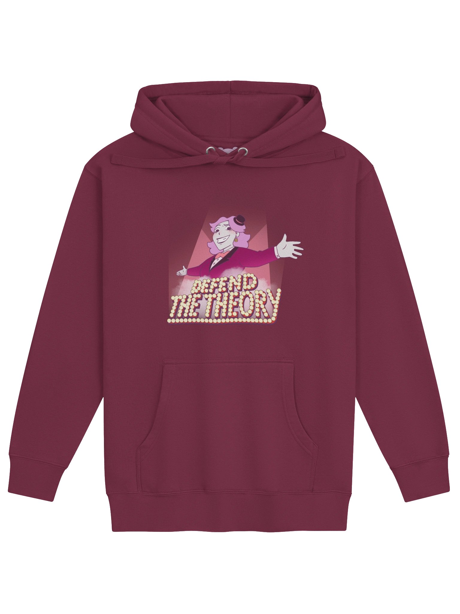Defend The Theory Hoodie - Standard Pink product image (3)