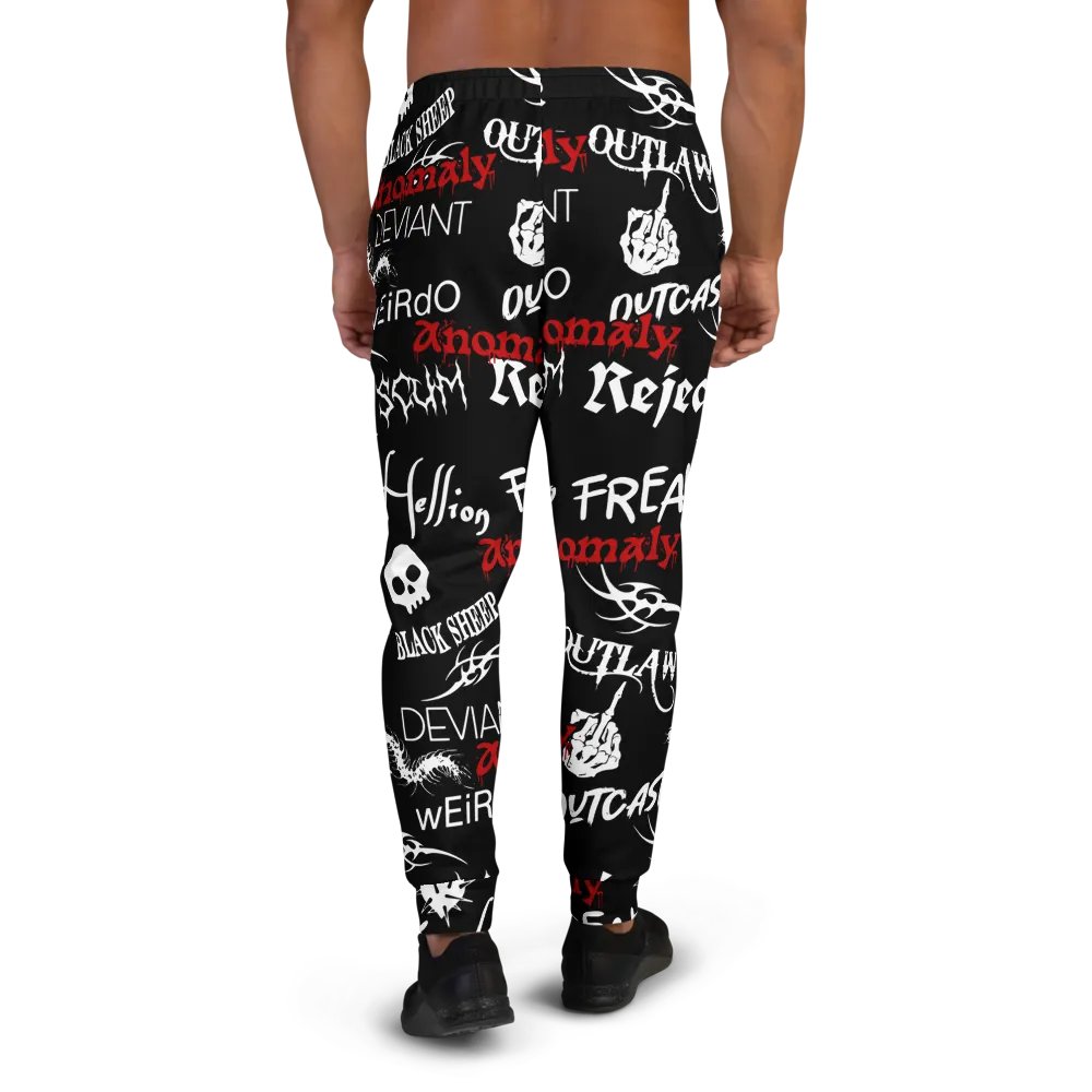Outcast All Over Black Sweatpants product image (3)