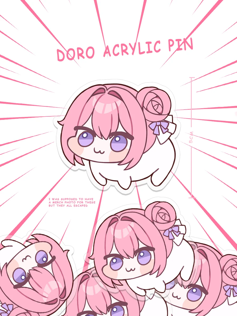 DORORONG Acrylic Pin product image (1)