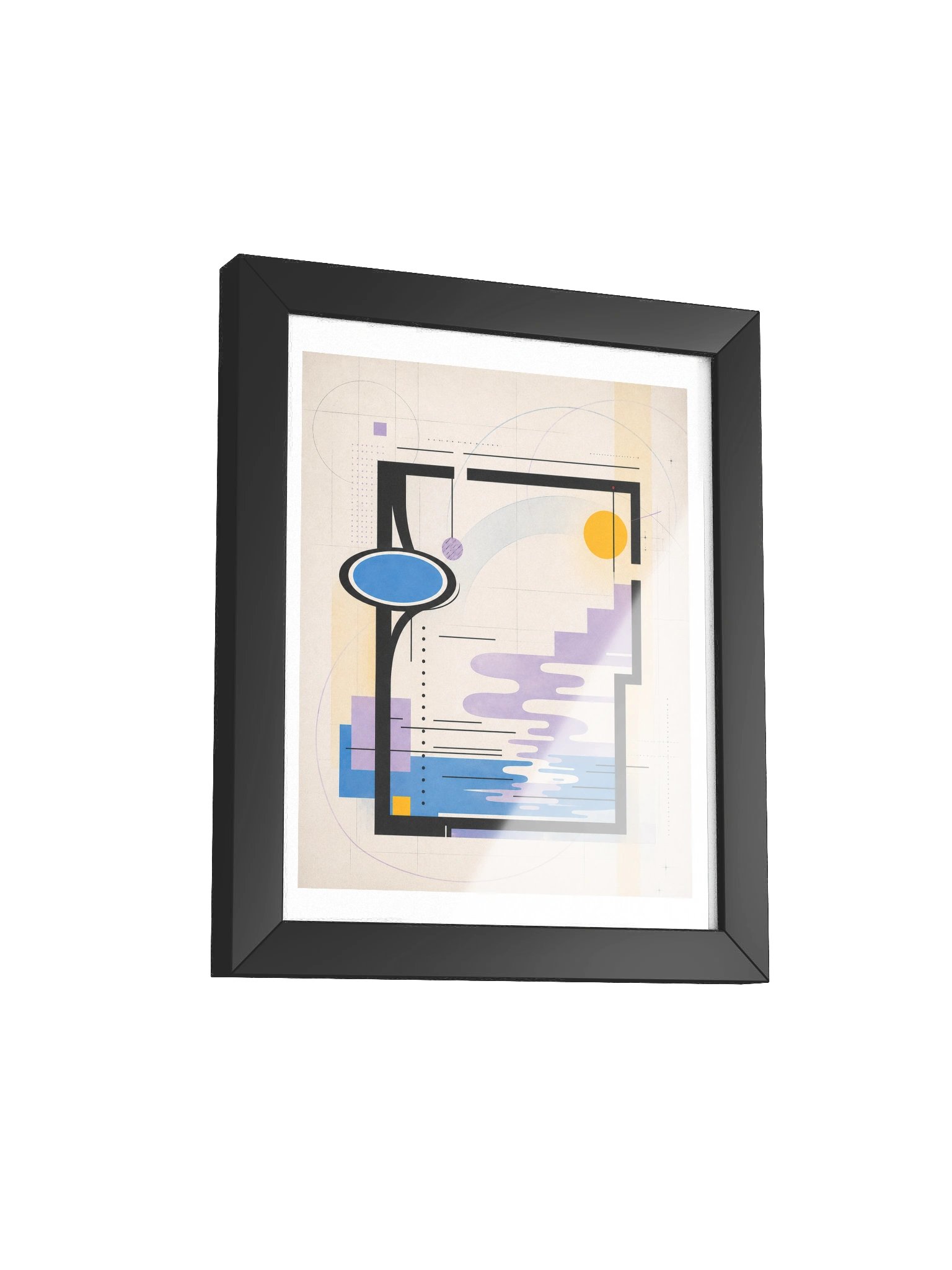 Peripheral Infrastructure / 03 -- Framed Matte Poster product image (2)