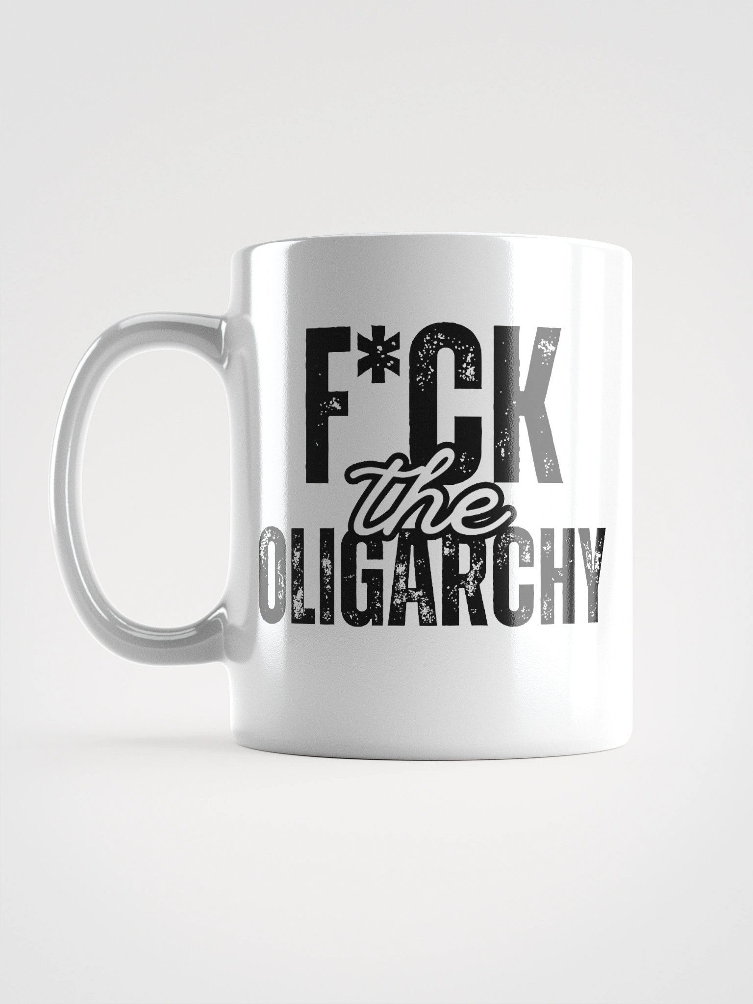 F*ck the Oligarchy: White Glossy Mug product image (17)