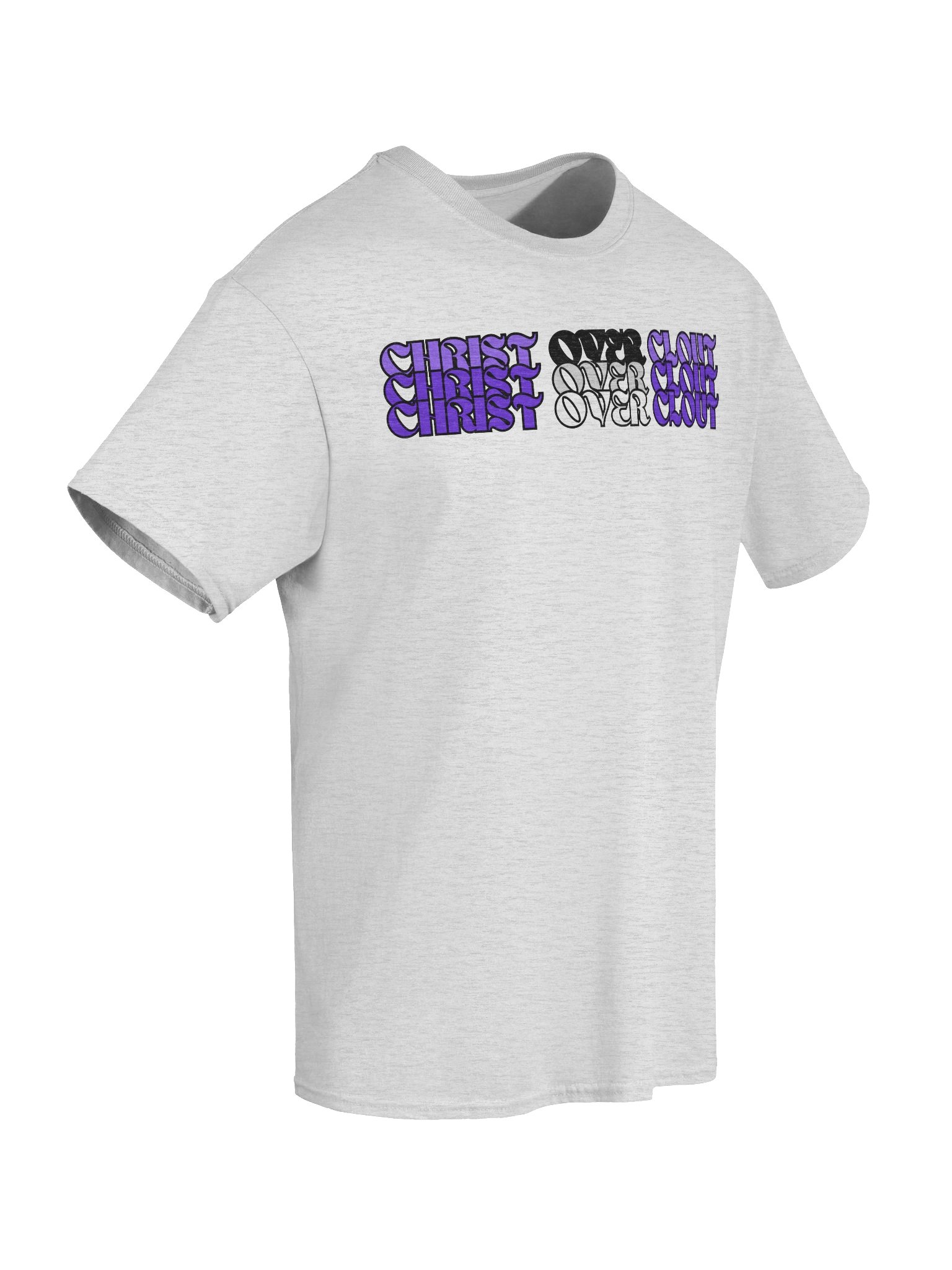 Christ Over Clout Christian T Shirt Faith Based Apparel Bold Kingdom Statement Christian Clothing product image (8)