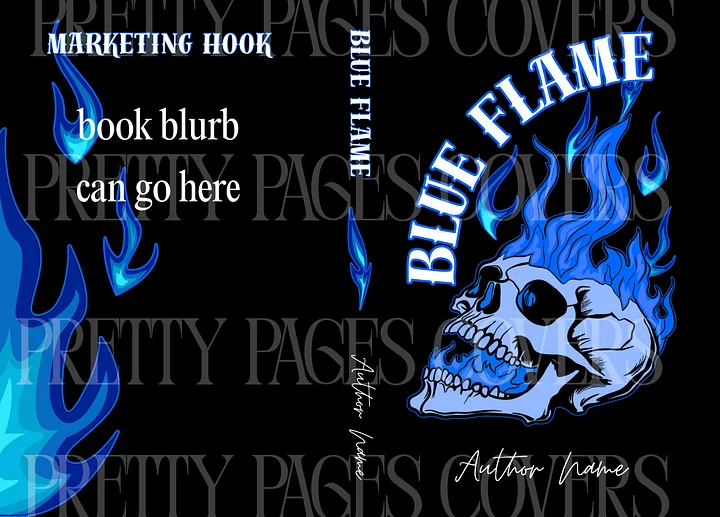 Blue Flame | Pre-Made Cover product image (2)