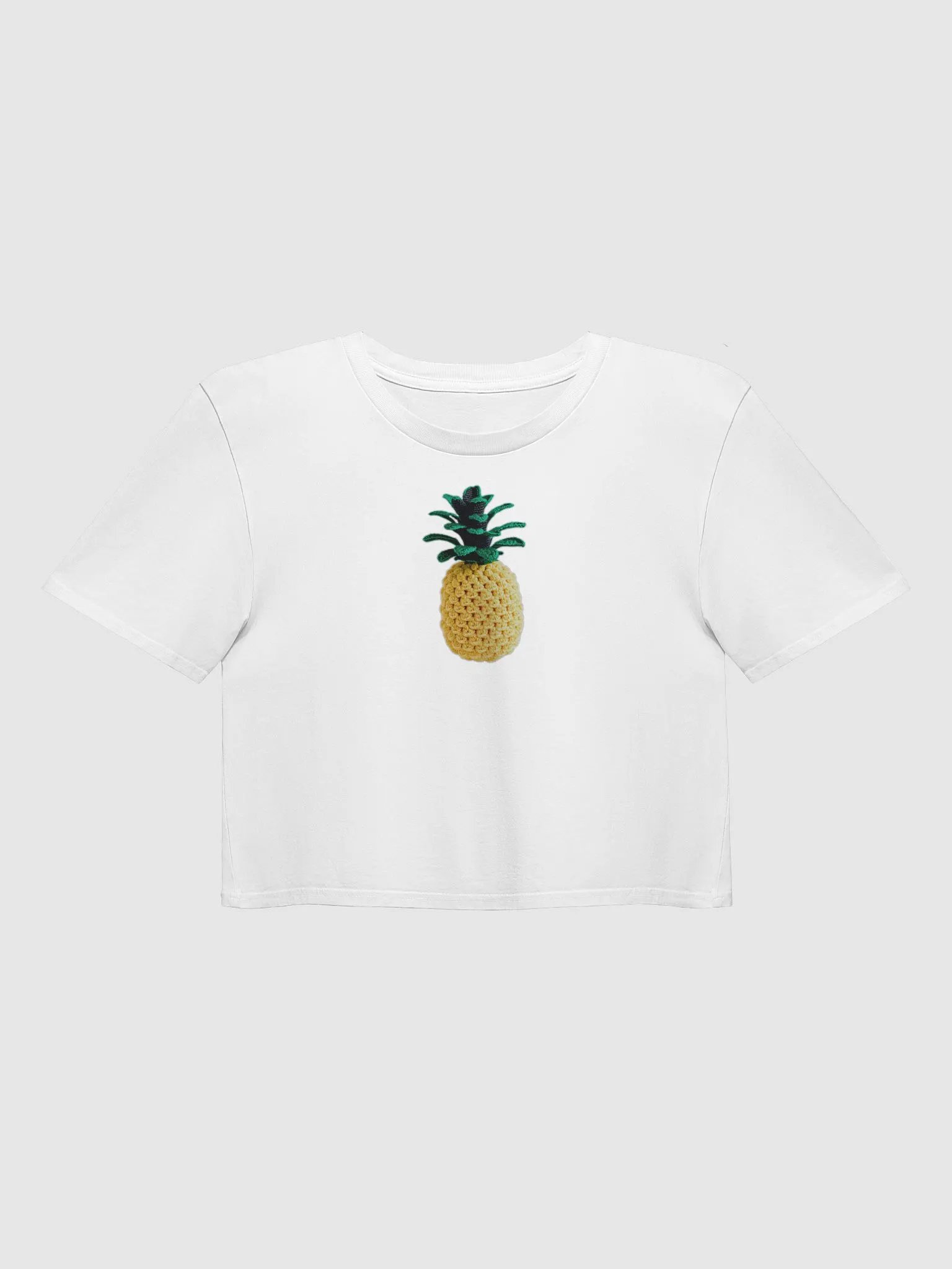 CozyAvocado Women's Premium Pineapple Crop Top #6 product image (1)
