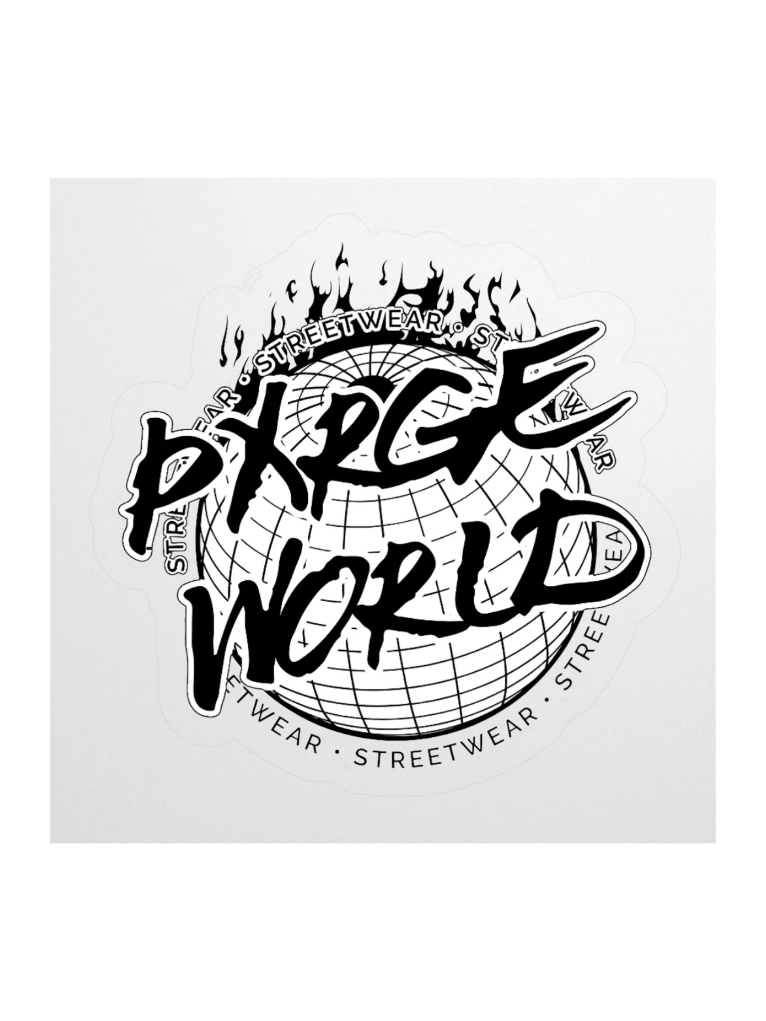 PXRGE Global Inspired Kiss Cut Stickers product image (3)