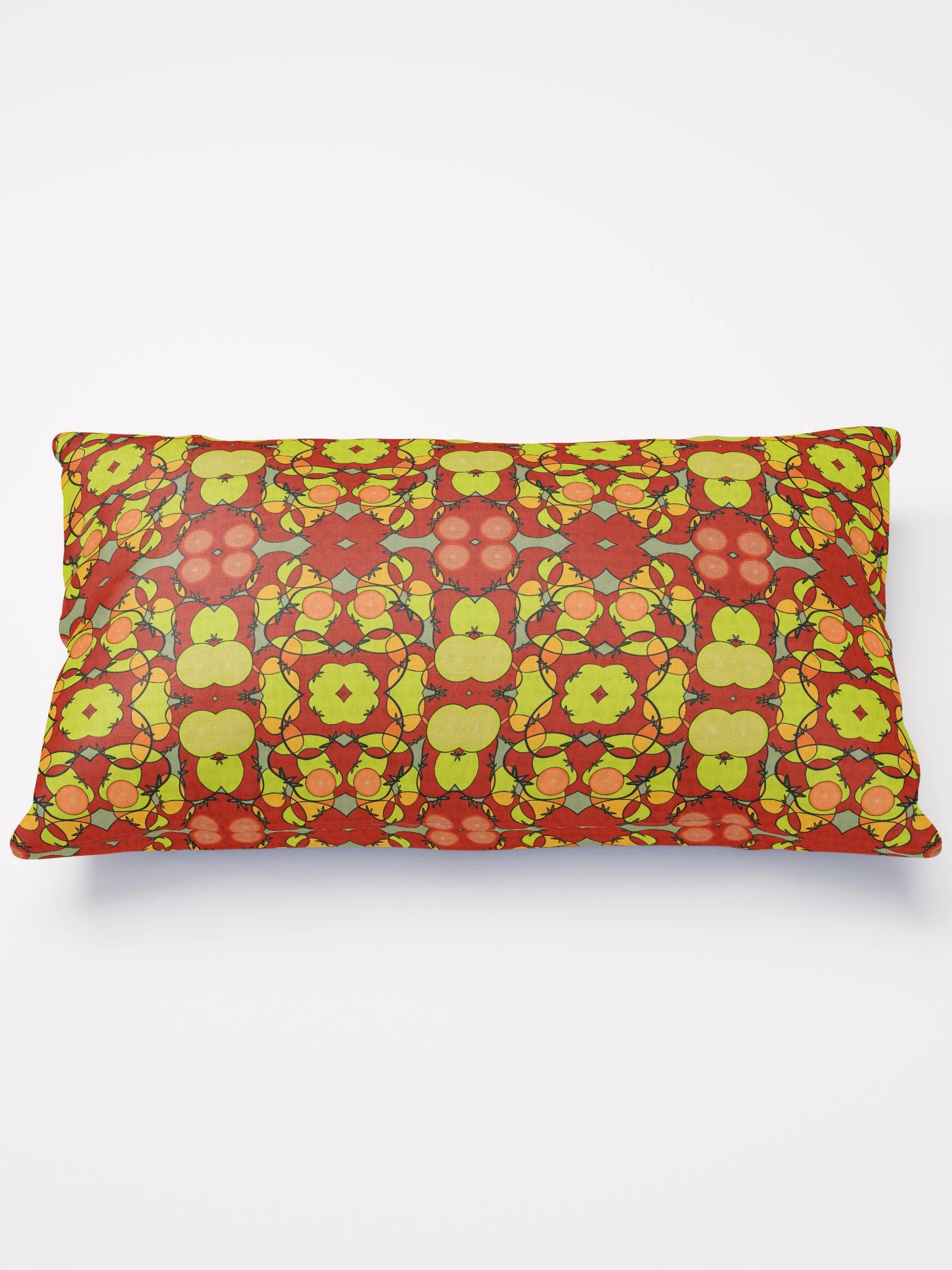 Tomato Glow – All-Over Print Decorative Pillow product image (2)
